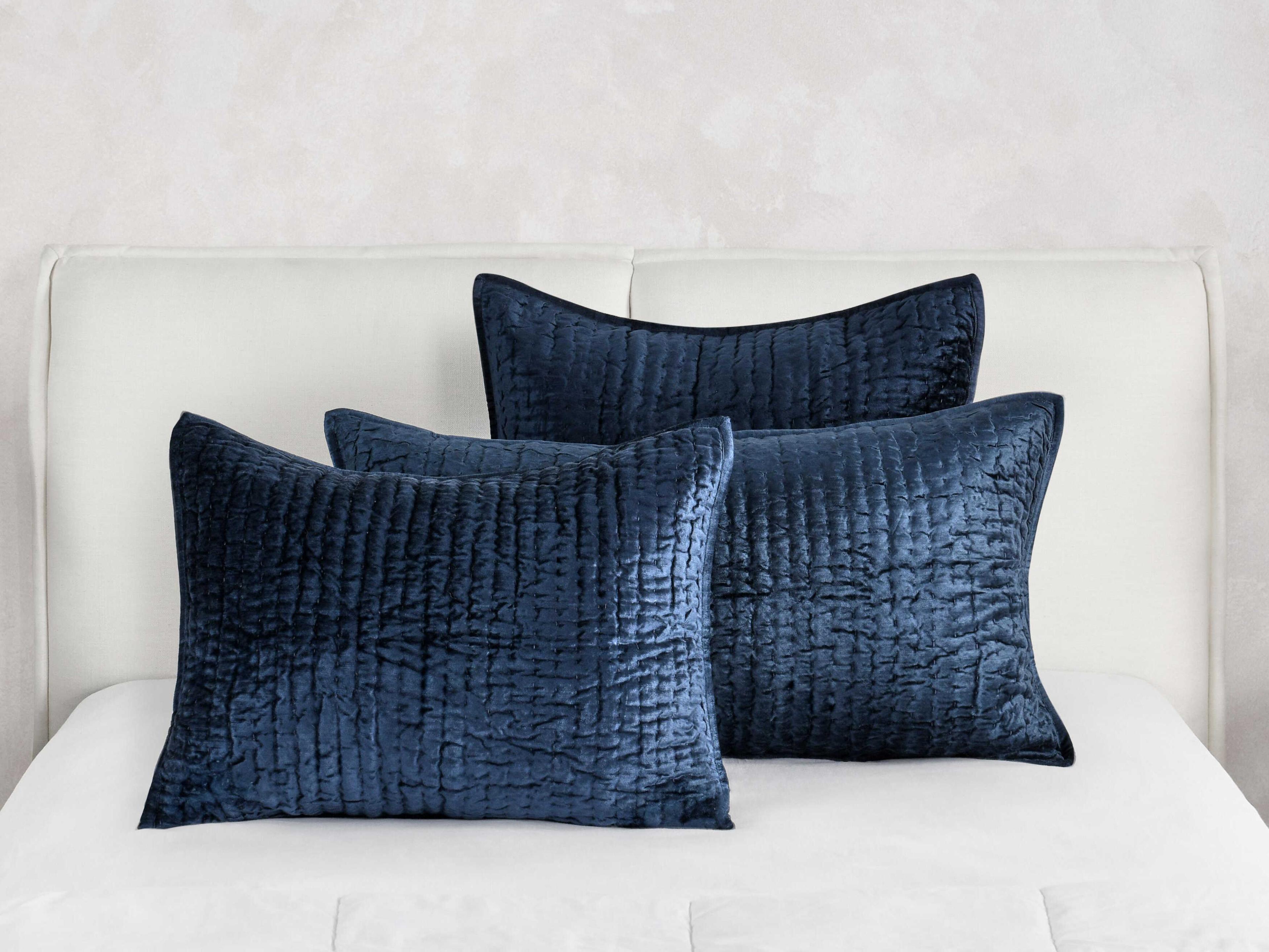 Villa by Classic Home Bari Ocean Blue Standard Sham