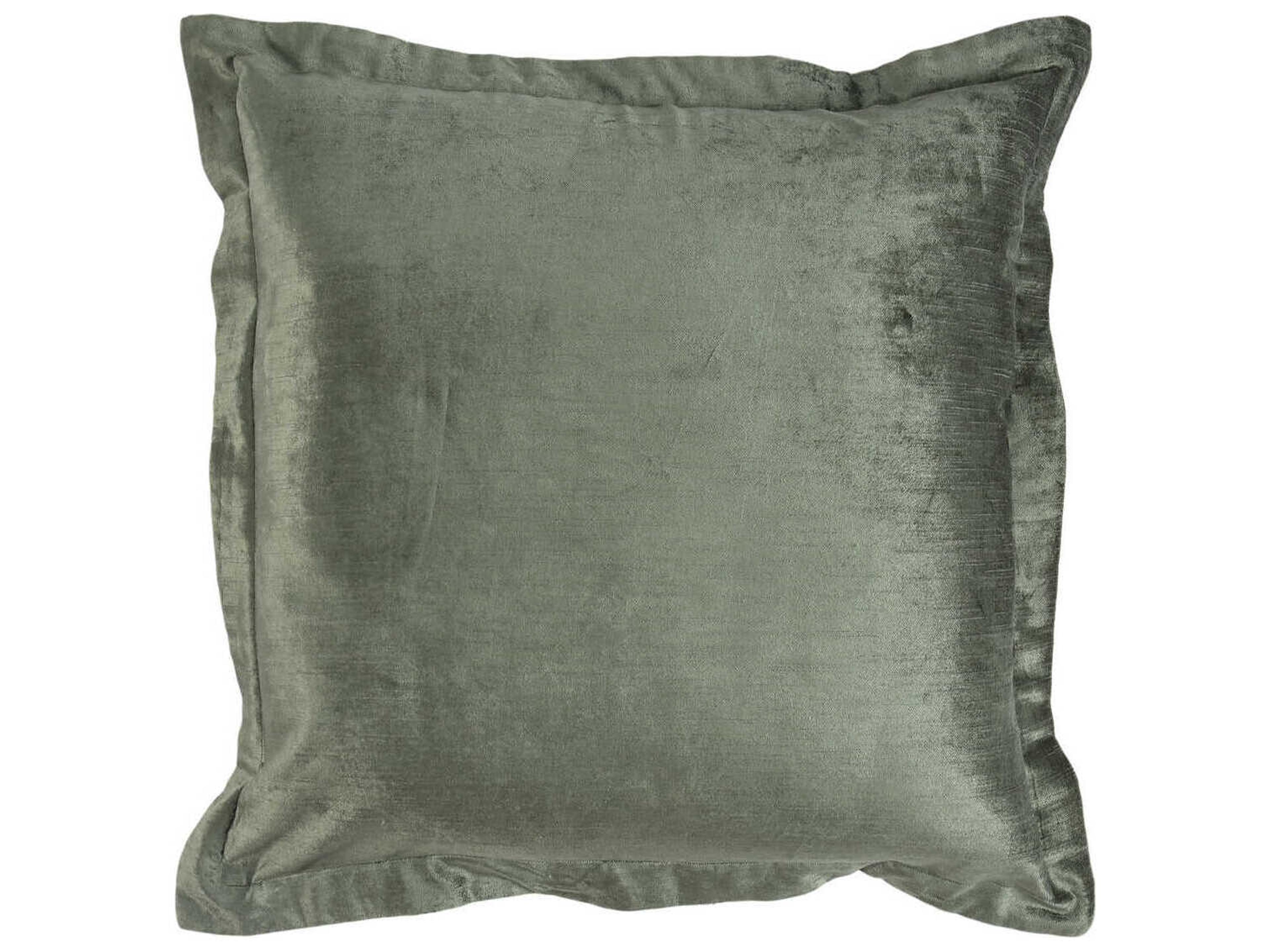 Villa by Classic Home Bryce Myrtle Green Throw Pillow