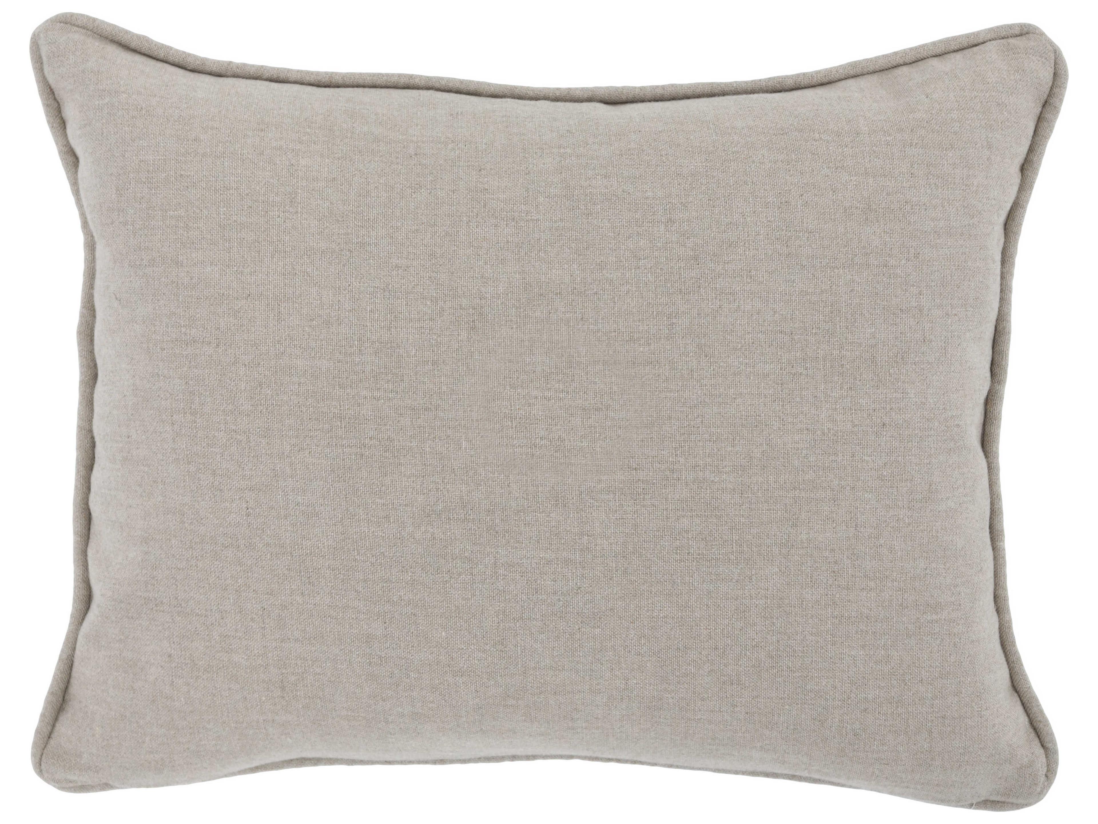 Villa by Classic Home Adrie Ivory Throw Pillow