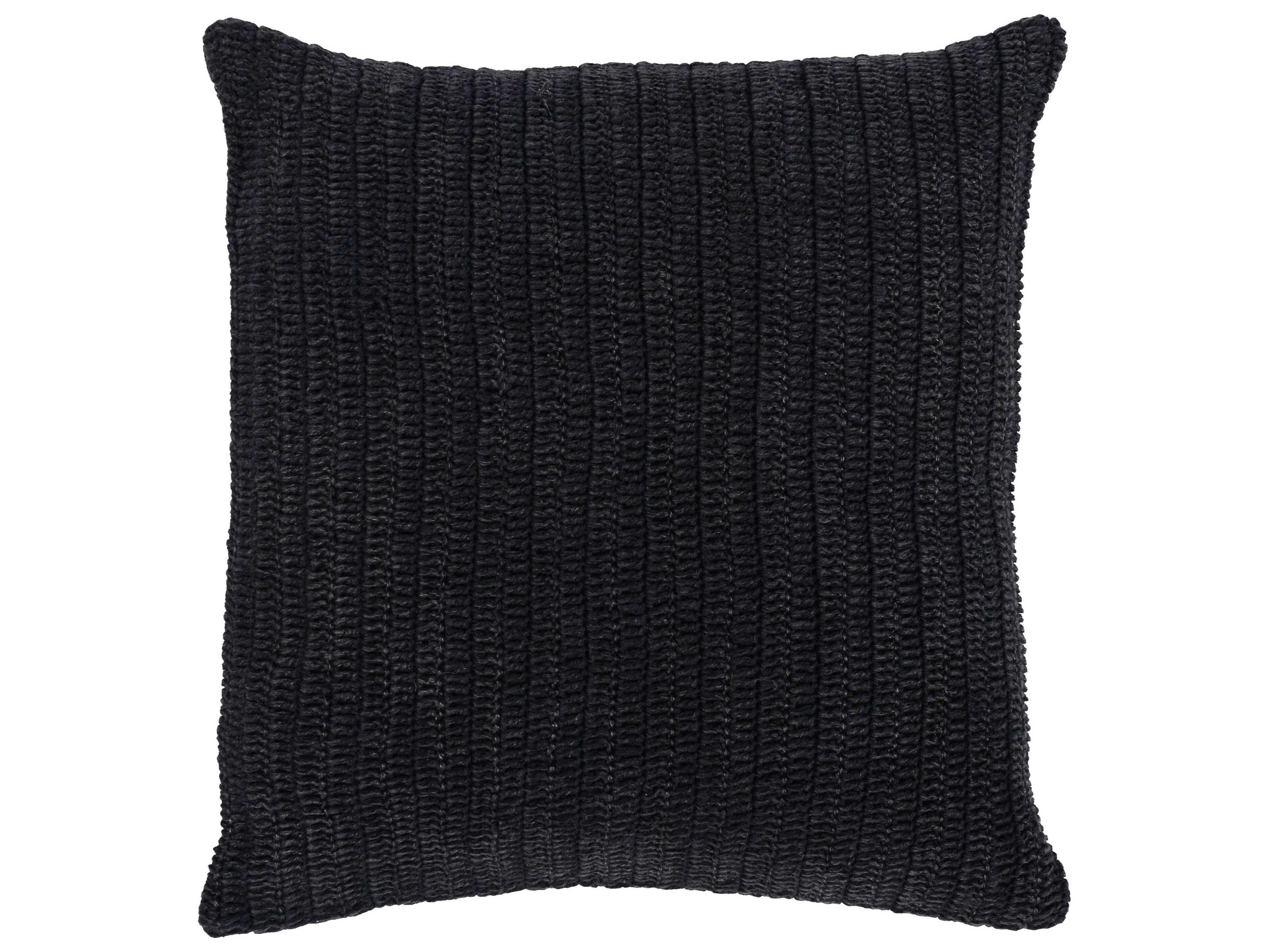 Marcie Black Throw Pillow
