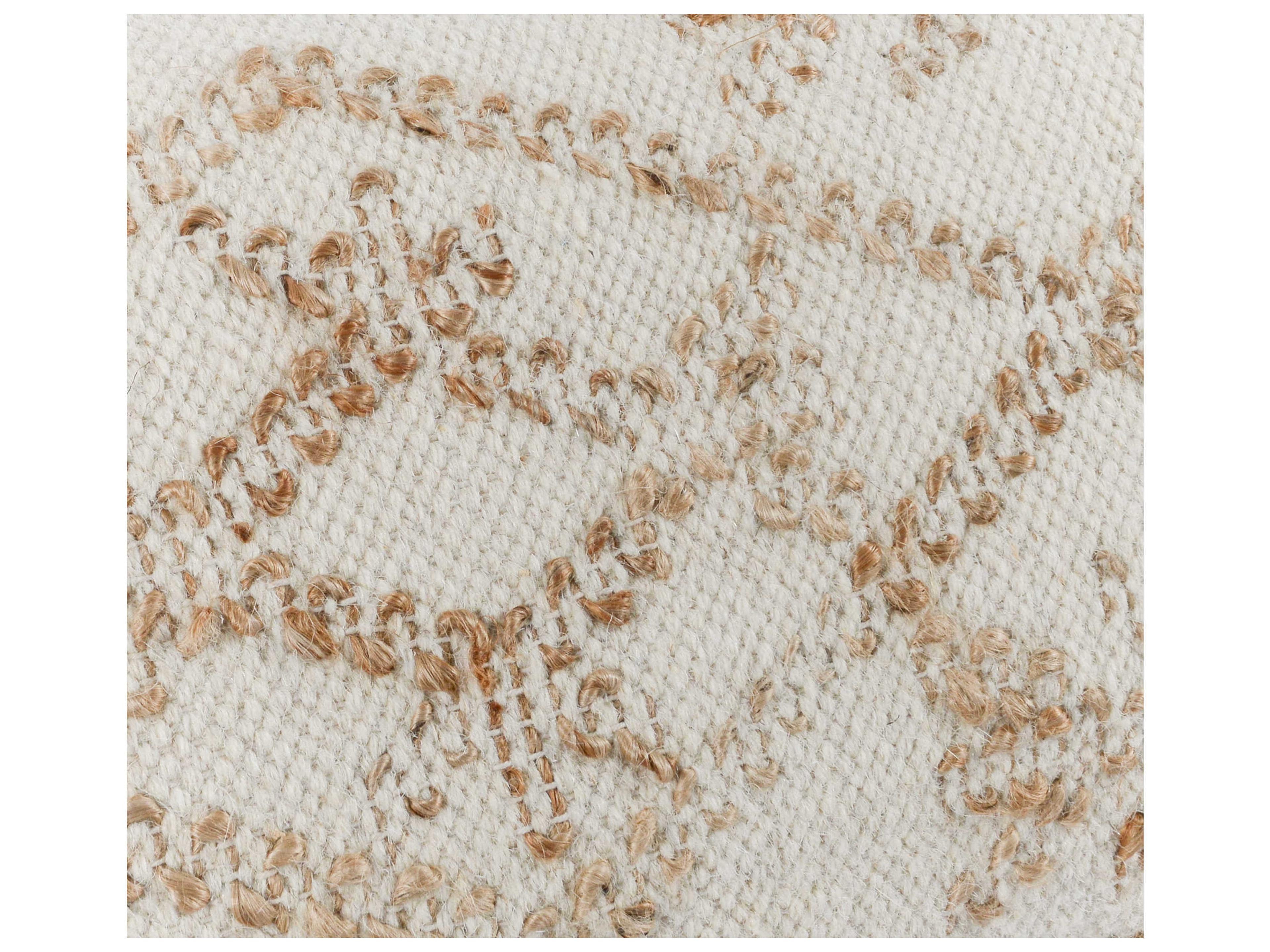 Villa by Classic Home Ferri Ivory Natural Throw Pillow