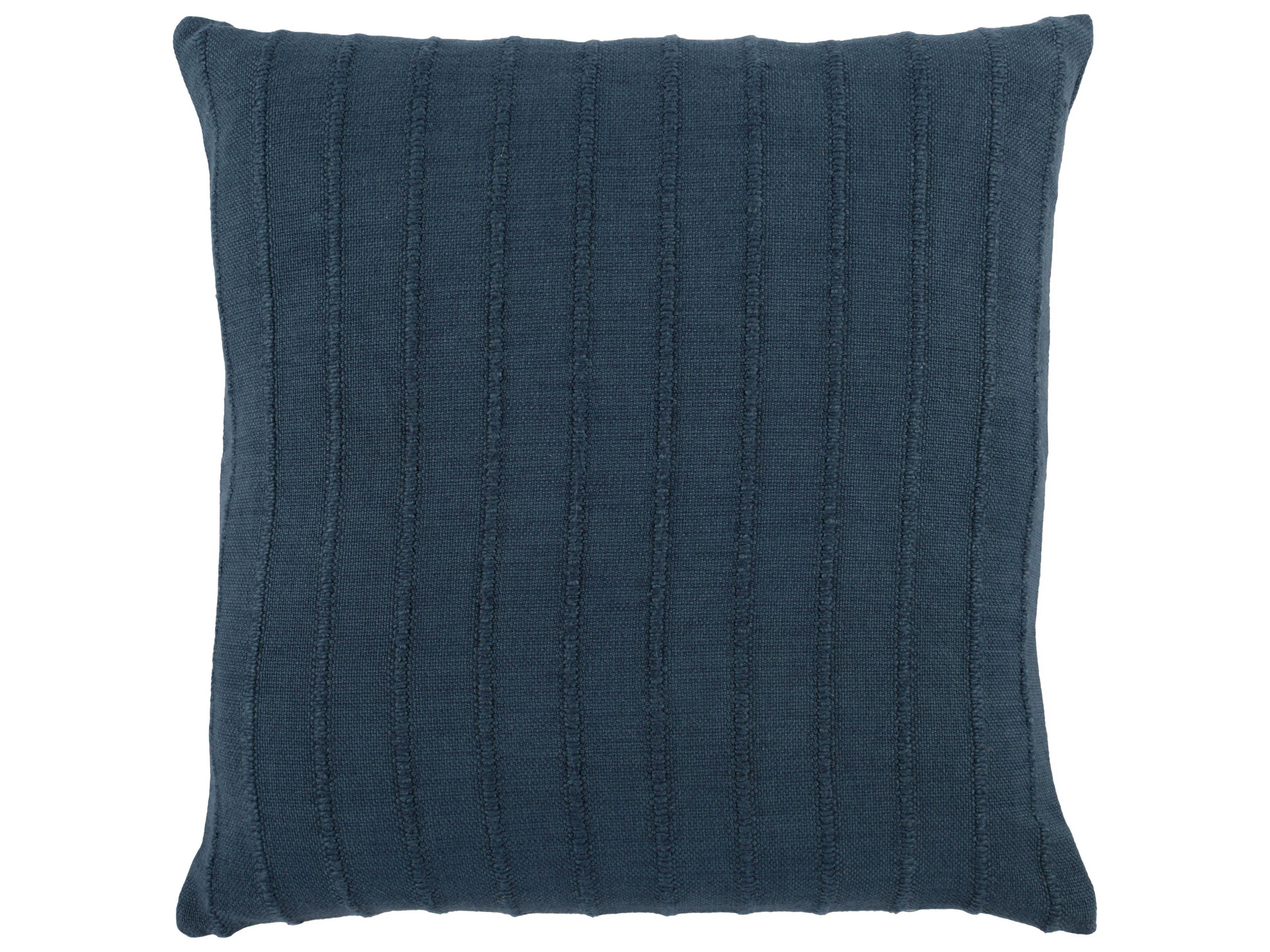 Hendri Dark Blue Throw Pillow