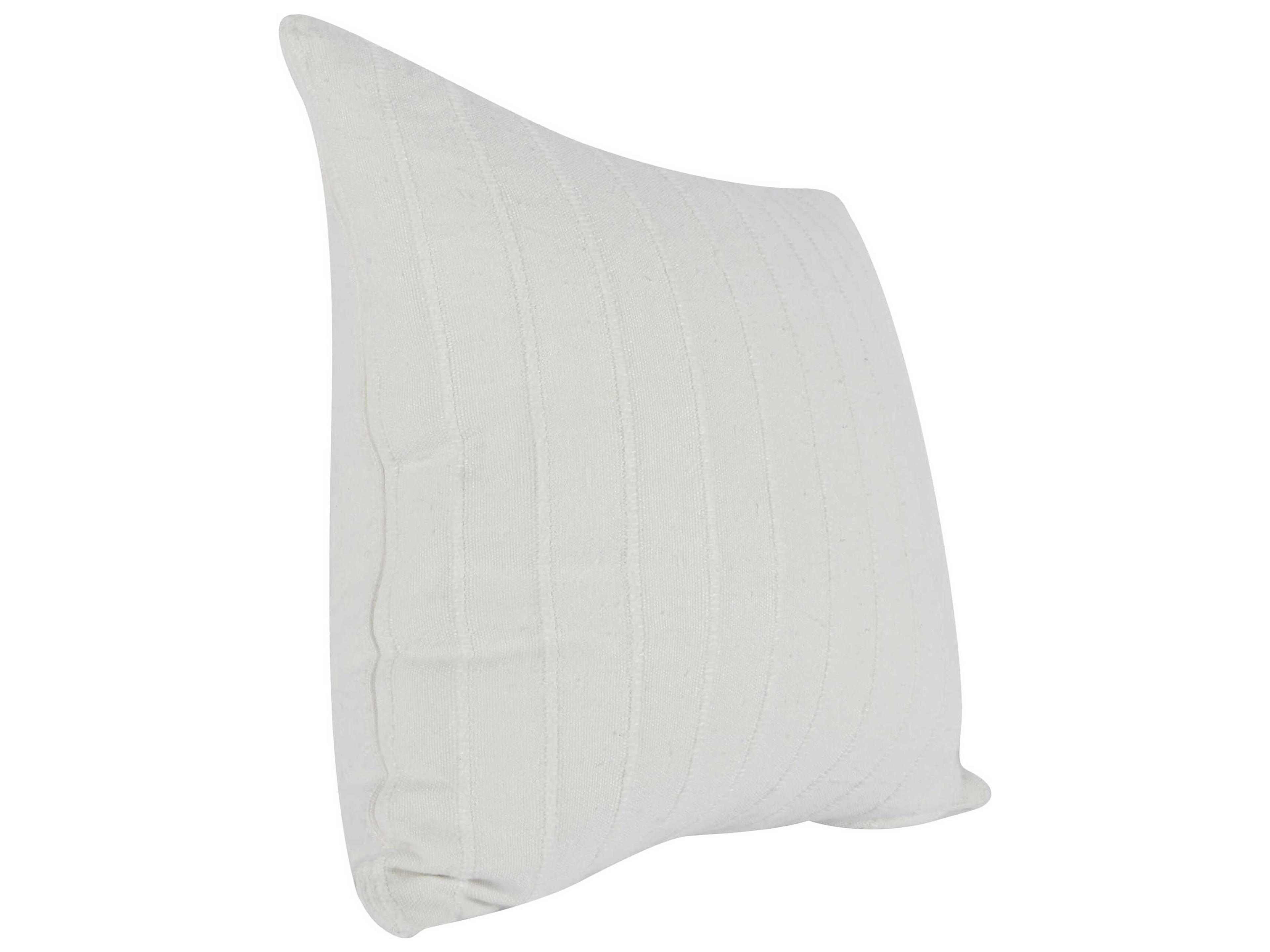 Villa by Classic Home Hendri White Throw Pillow