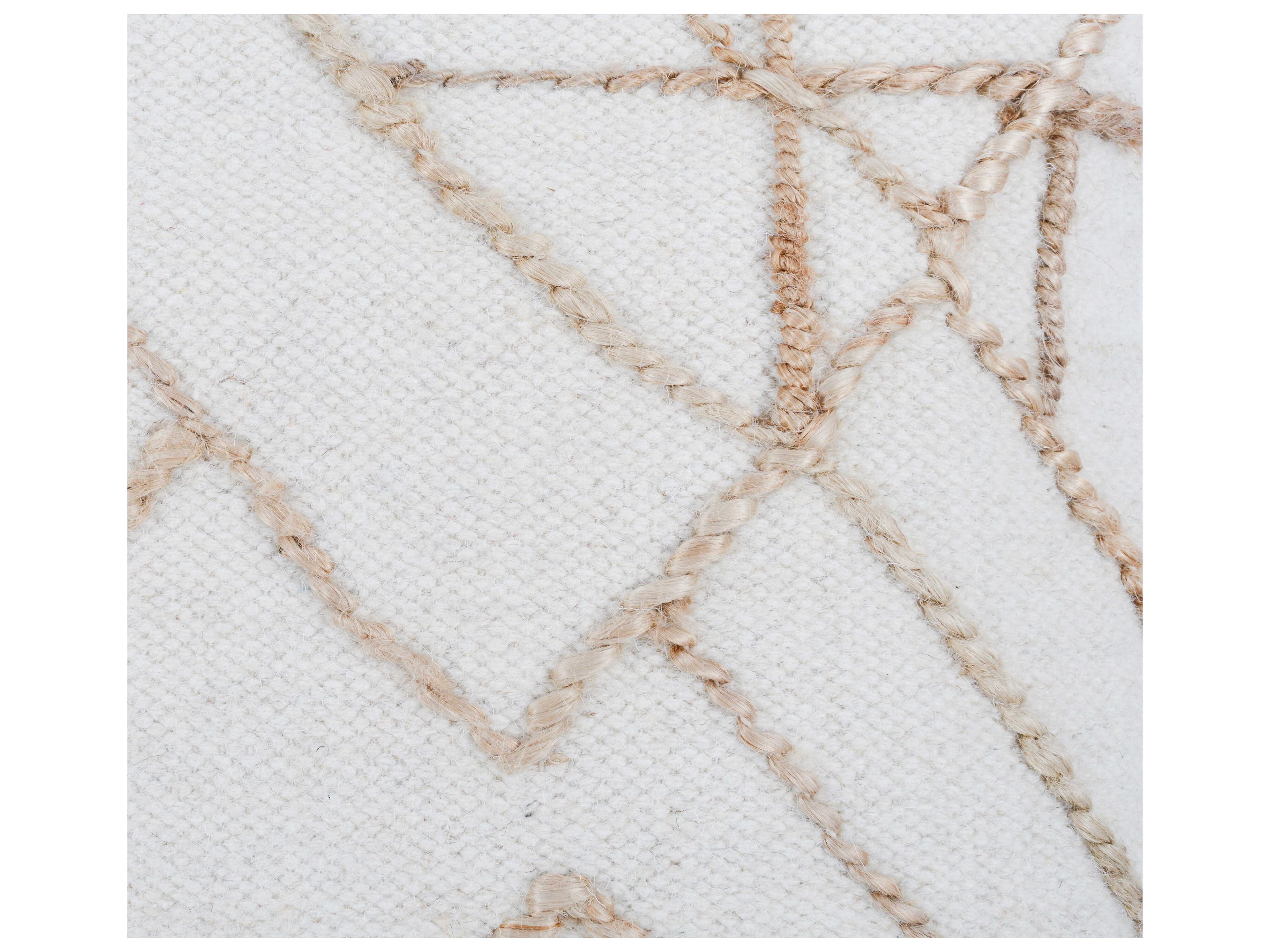 Villa by Classic Home Adil Ivory Natural Throw Pillow