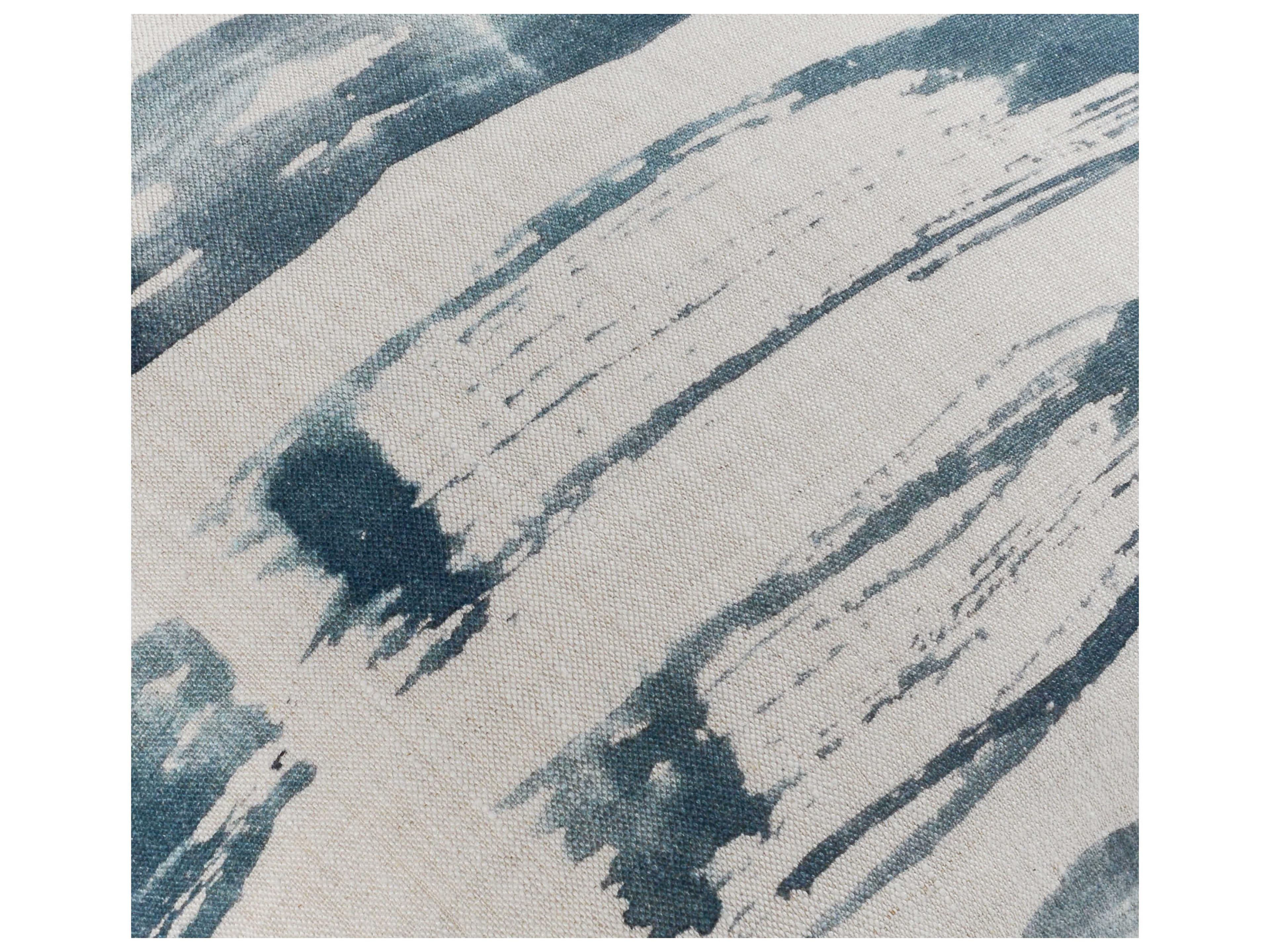 Villa by Classic Home Pacifica Blue Throw Pillow