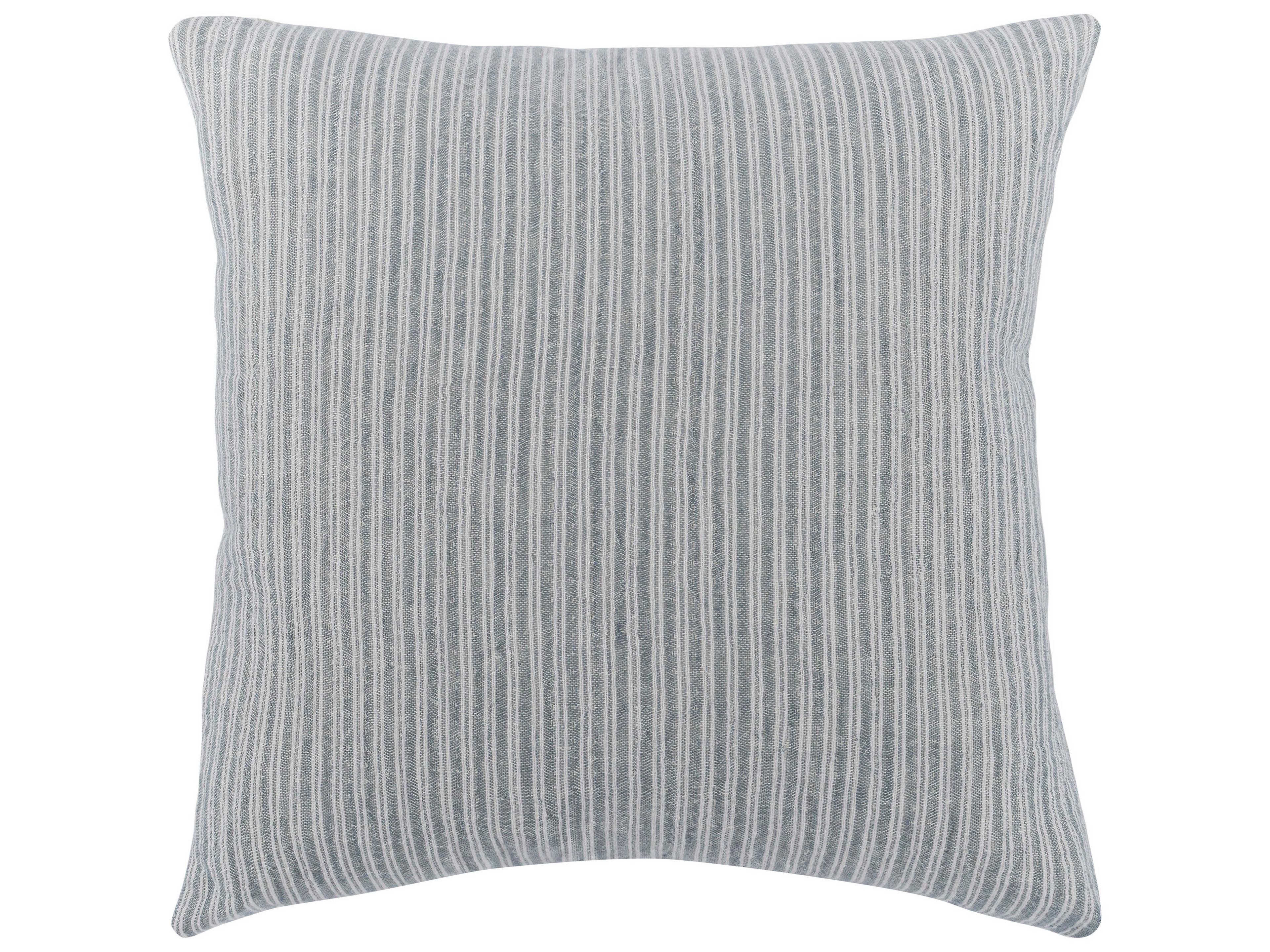 Camille Ash Blue Throw Pillow