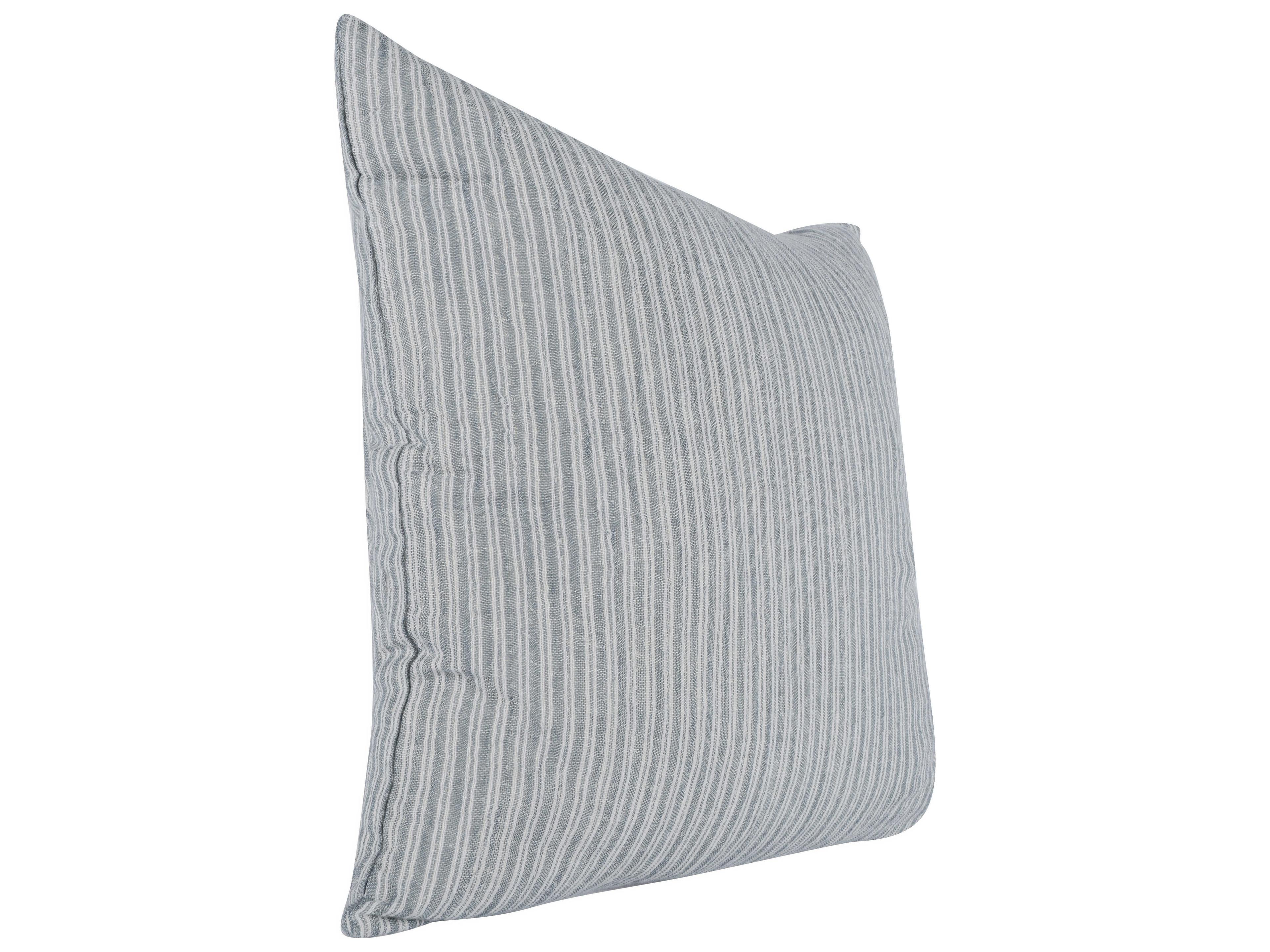 Villa by Classic Home Camille Ash Blue Throw Pillow