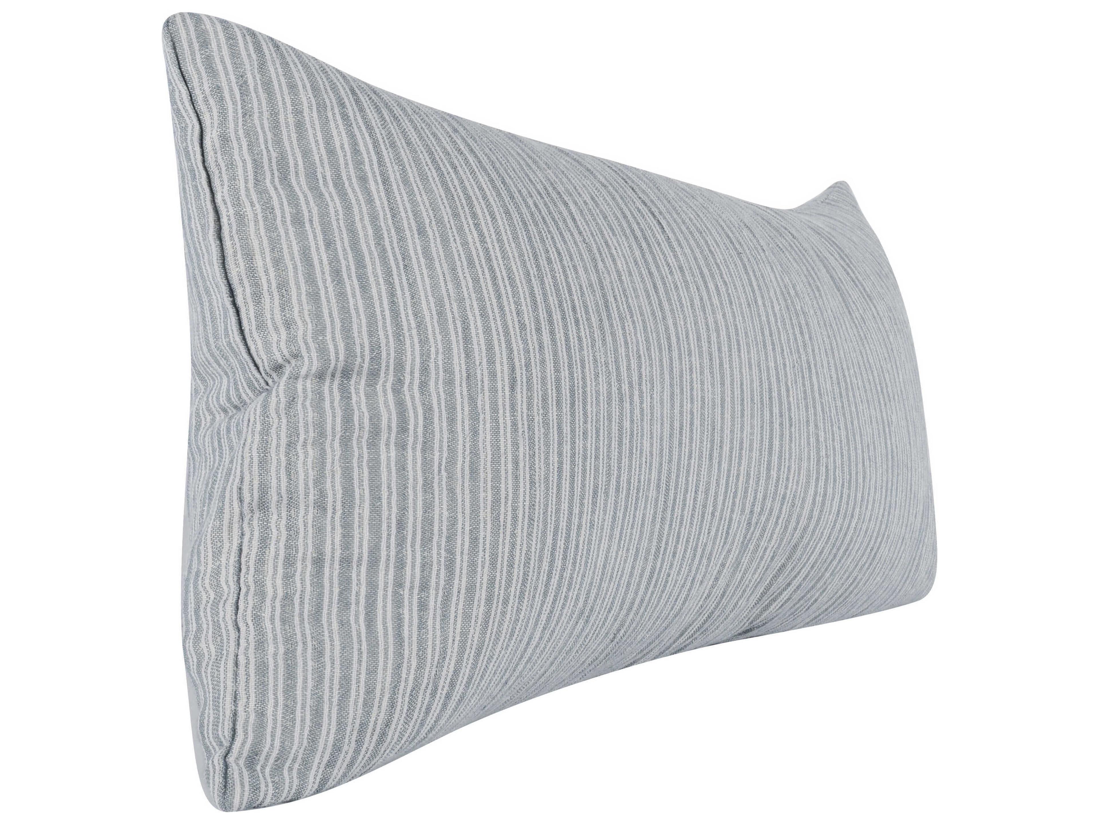 Villa by Classic Home Camille Ash Blue Throw Pillow