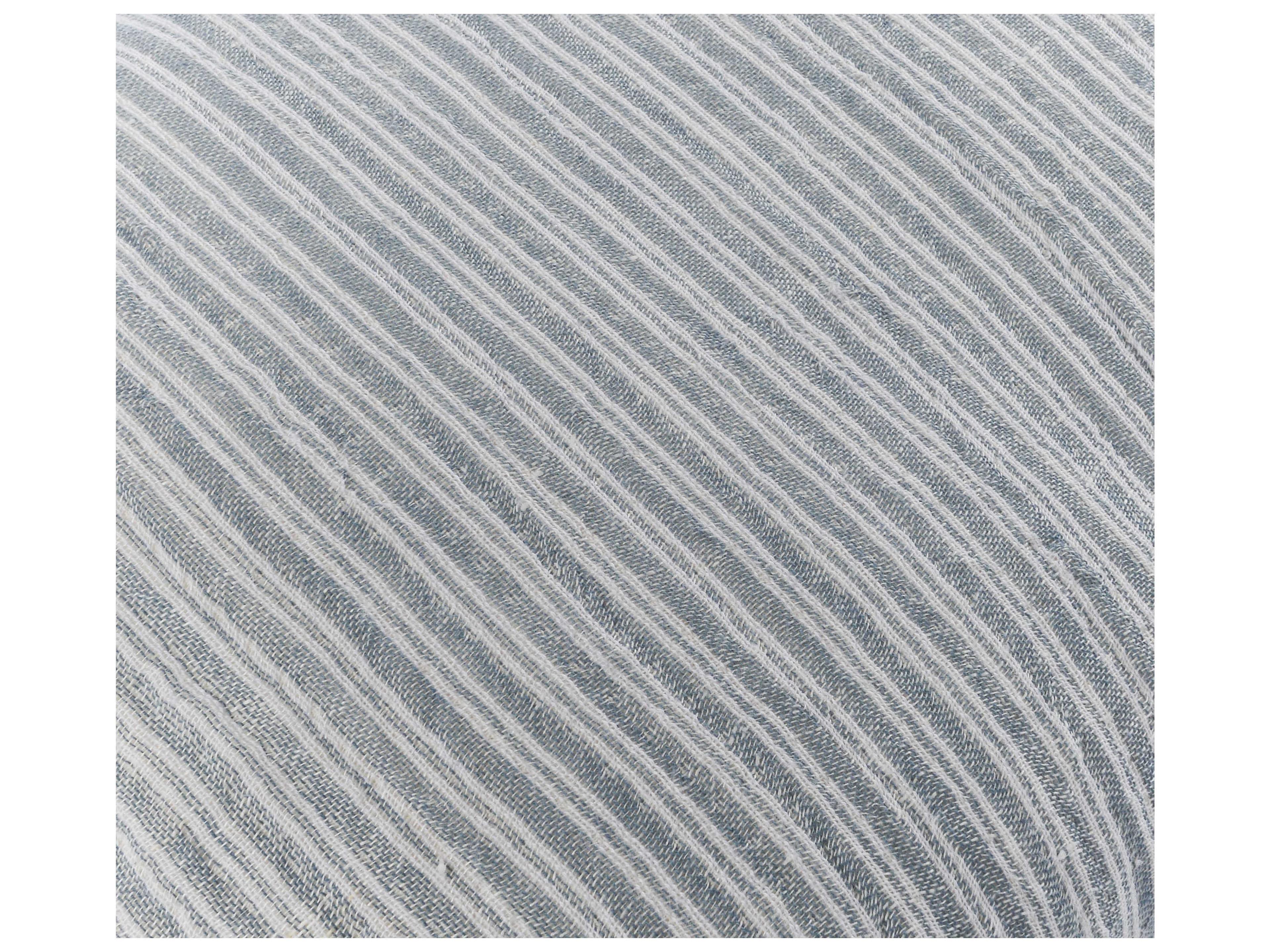 Villa by Classic Home Camille Ash Blue Throw Pillow