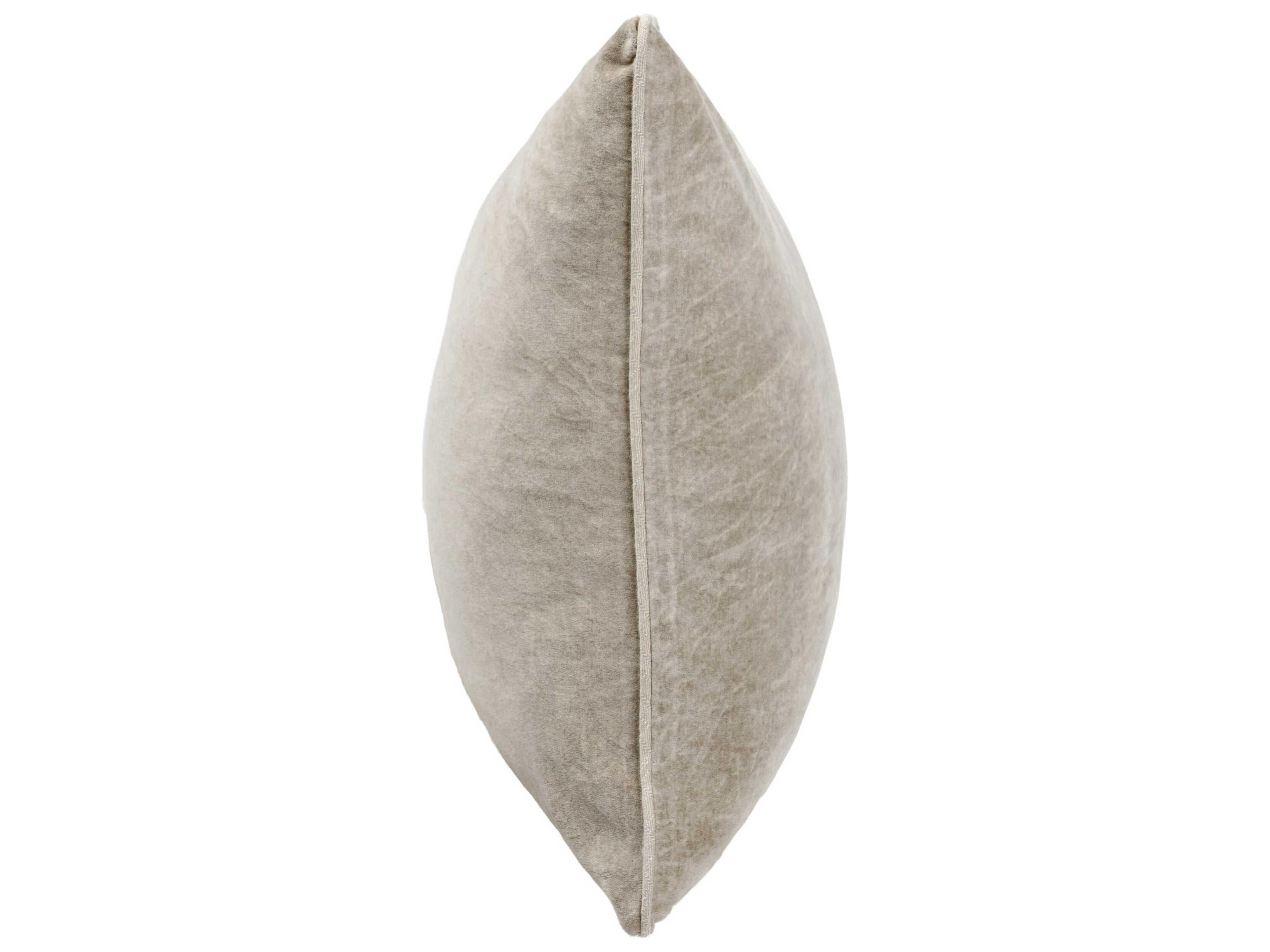 Villa by Classic Home Heirloom Silver Throw Pillow