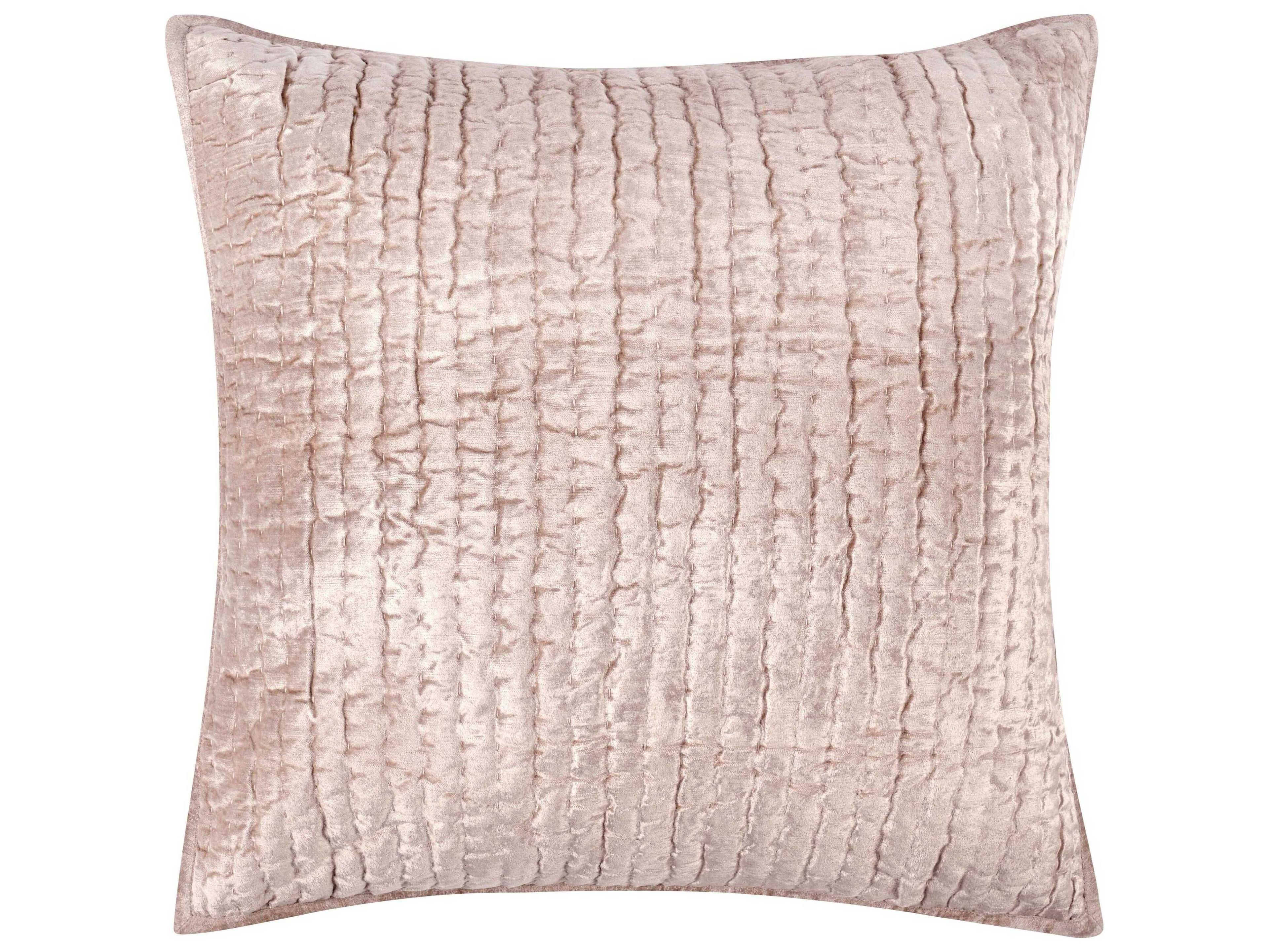 Villa by Classic Home Bari Bliss Pink Euro Sham