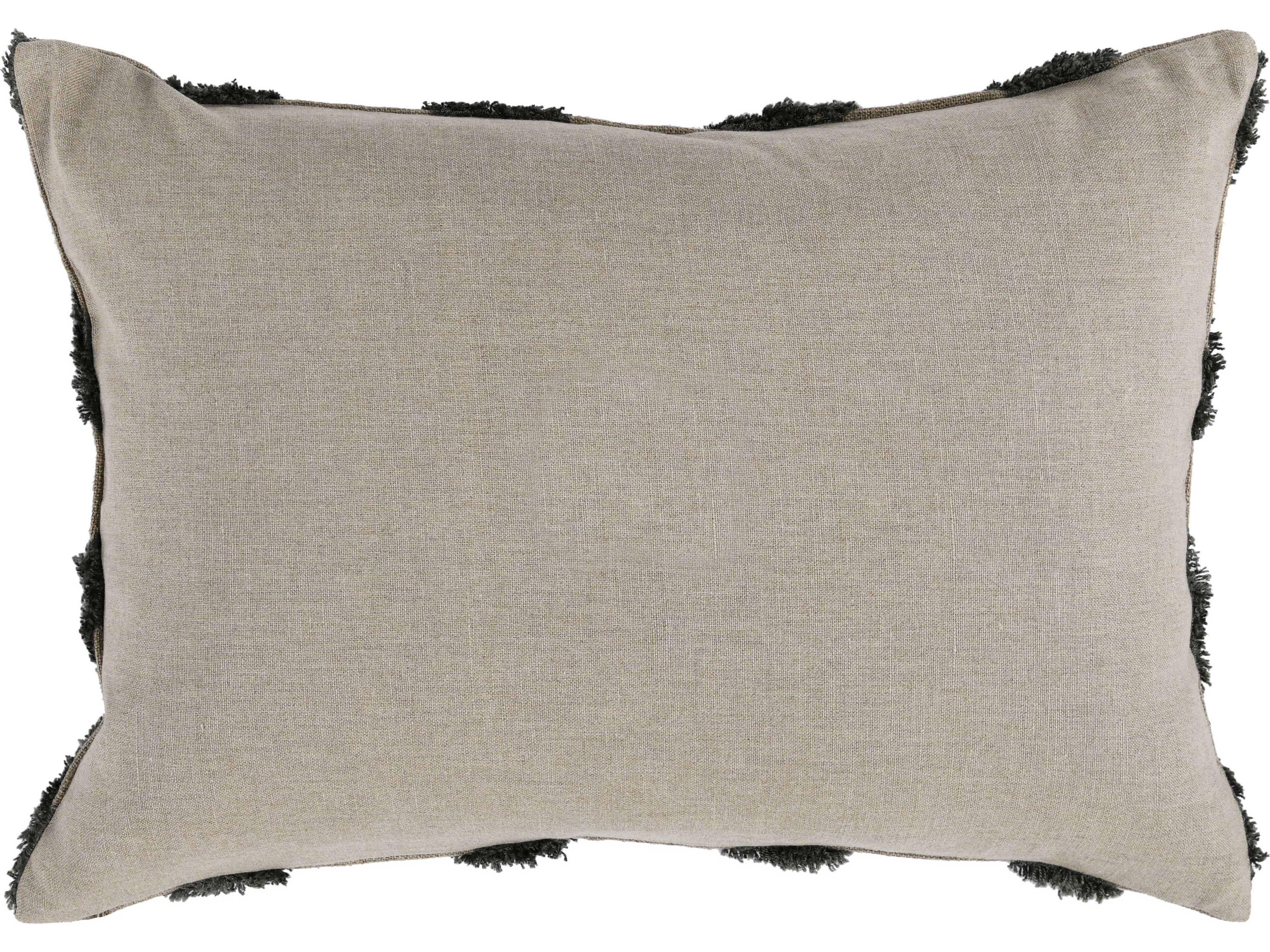 Villa by Classic Home Evangeline Green Throw Pillow