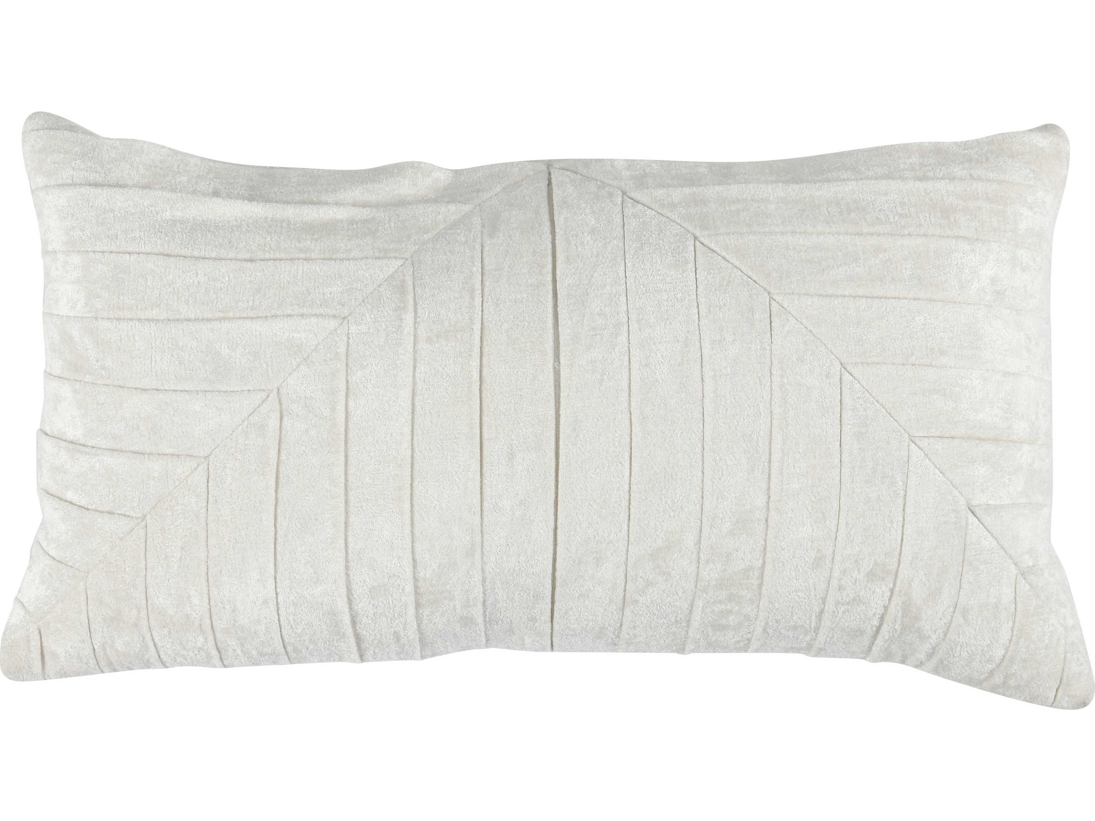 Villa by Classic Home Laurant Ivory Throw Pillow