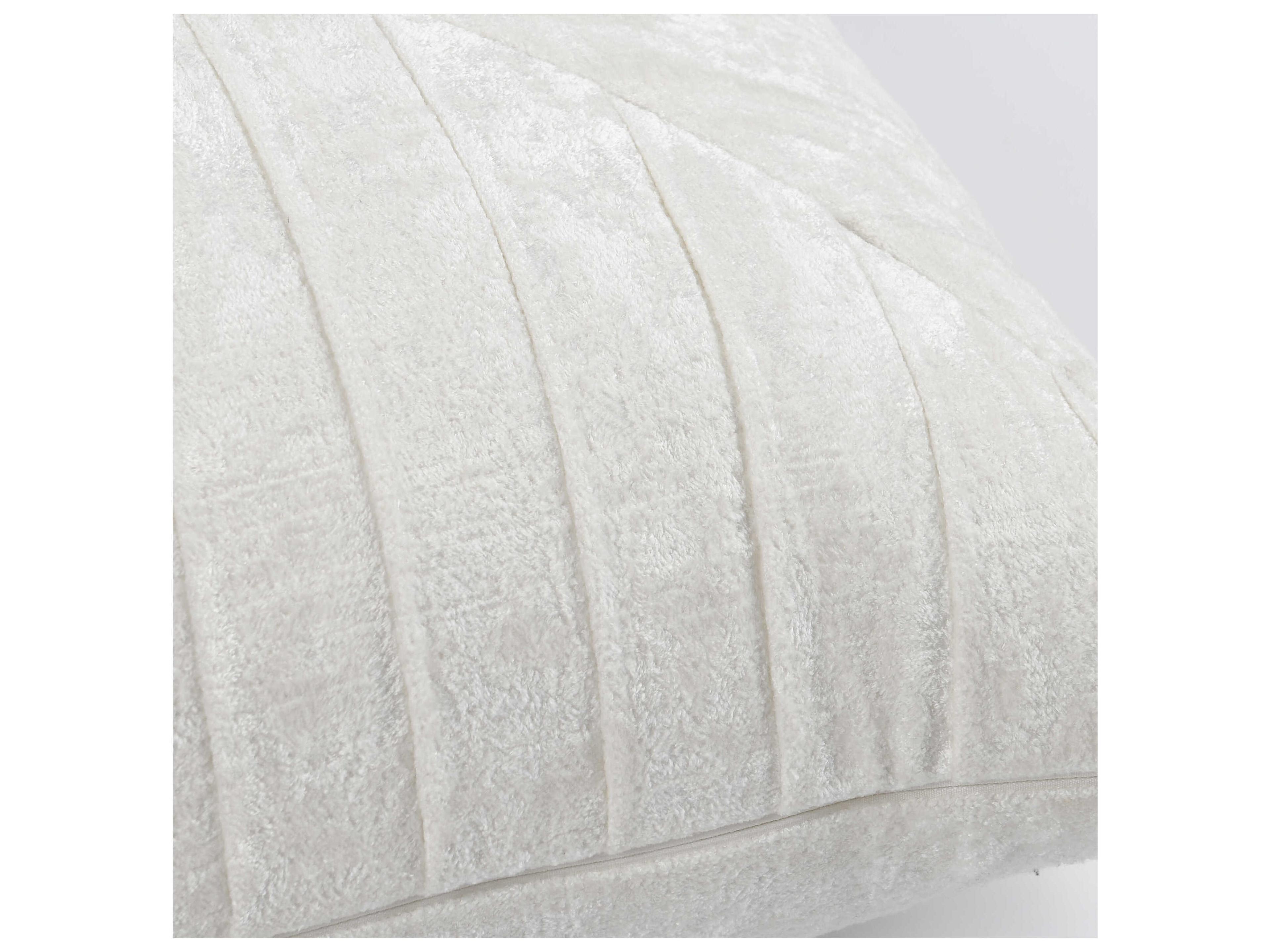 Villa by Classic Home Laurant Ivory Throw Pillow