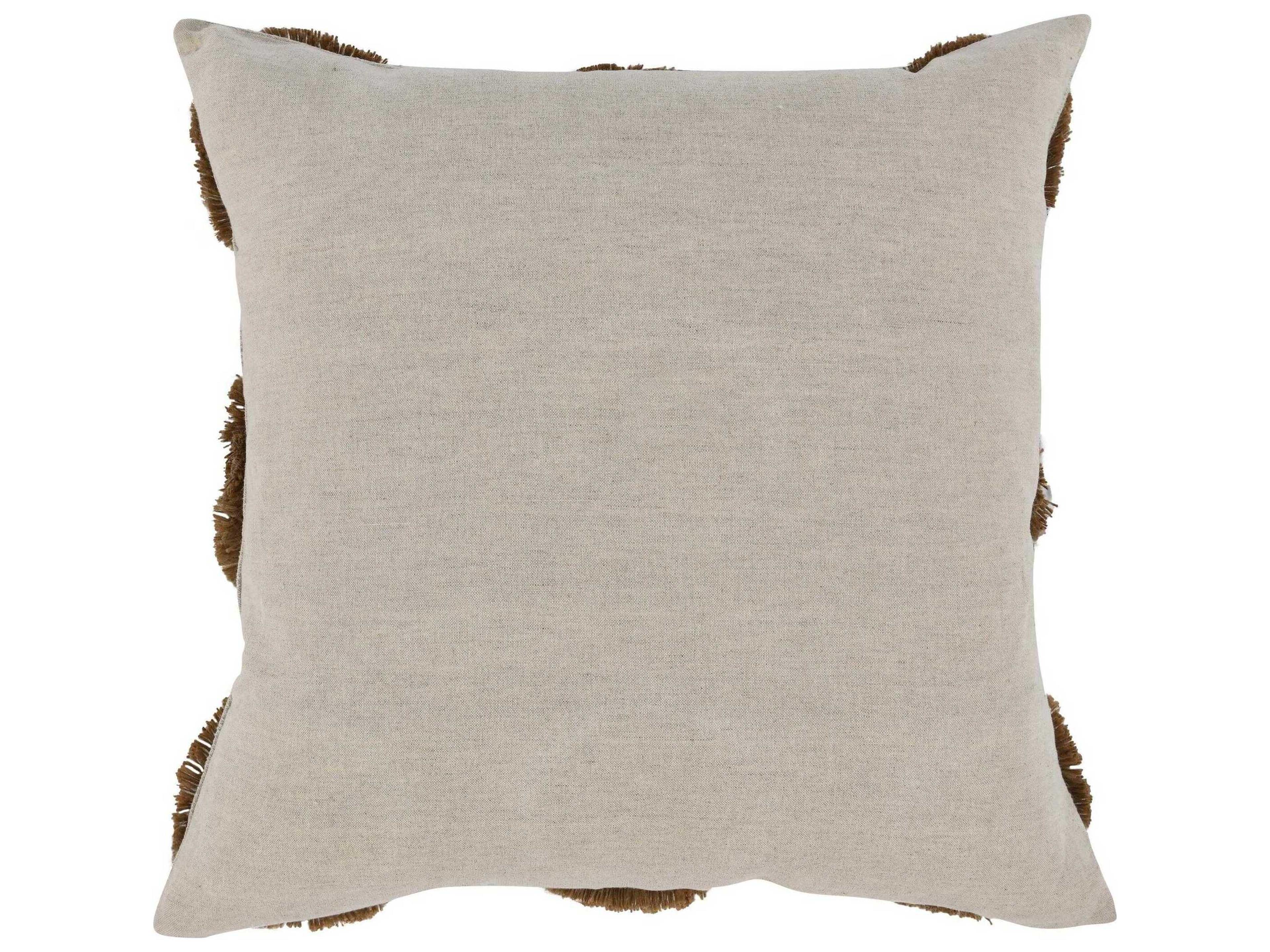 Villa by Classic Home Halston Beige Throw Pillow