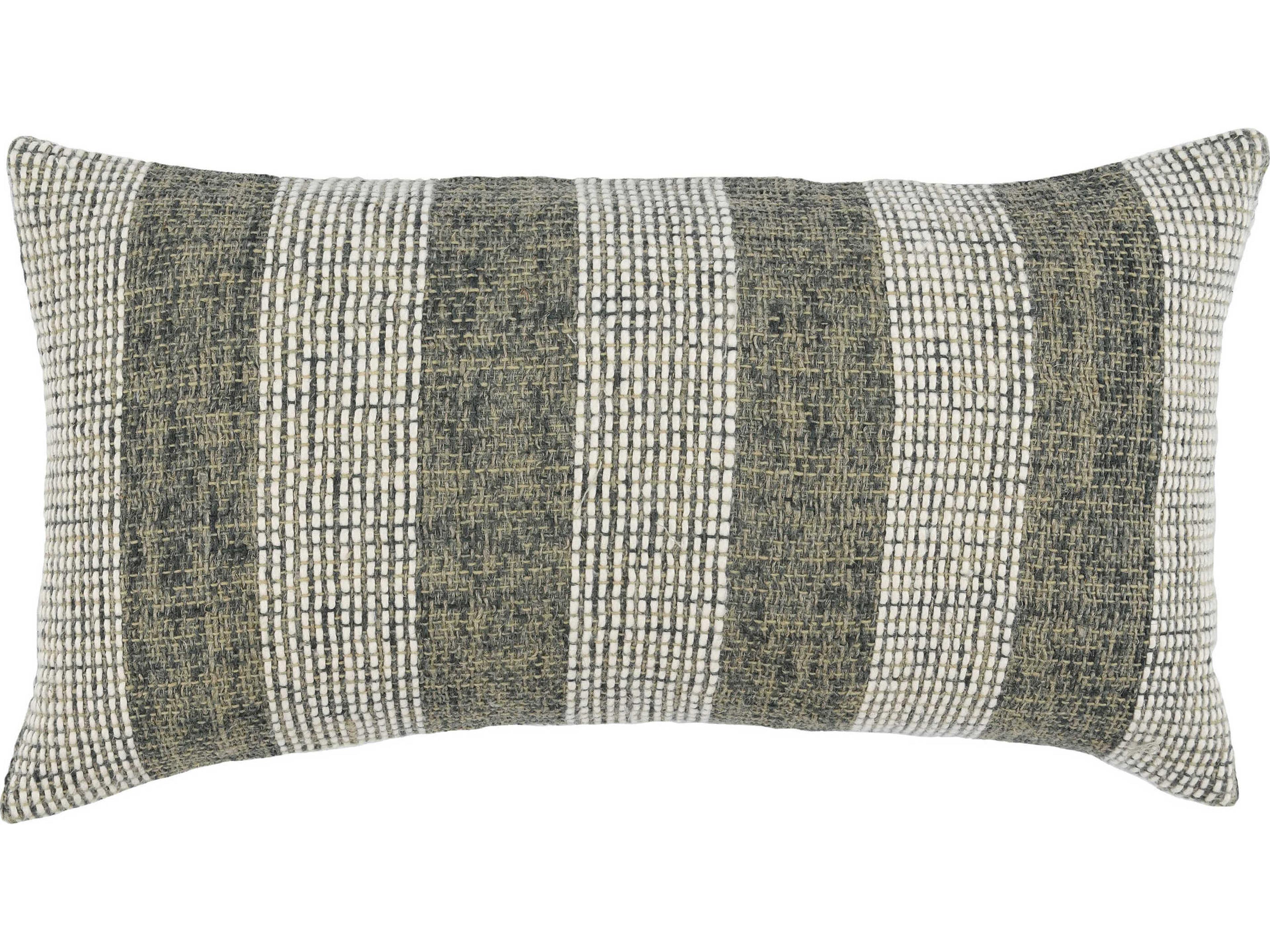 Villa by Classic Home Thea Green Throw Pillow