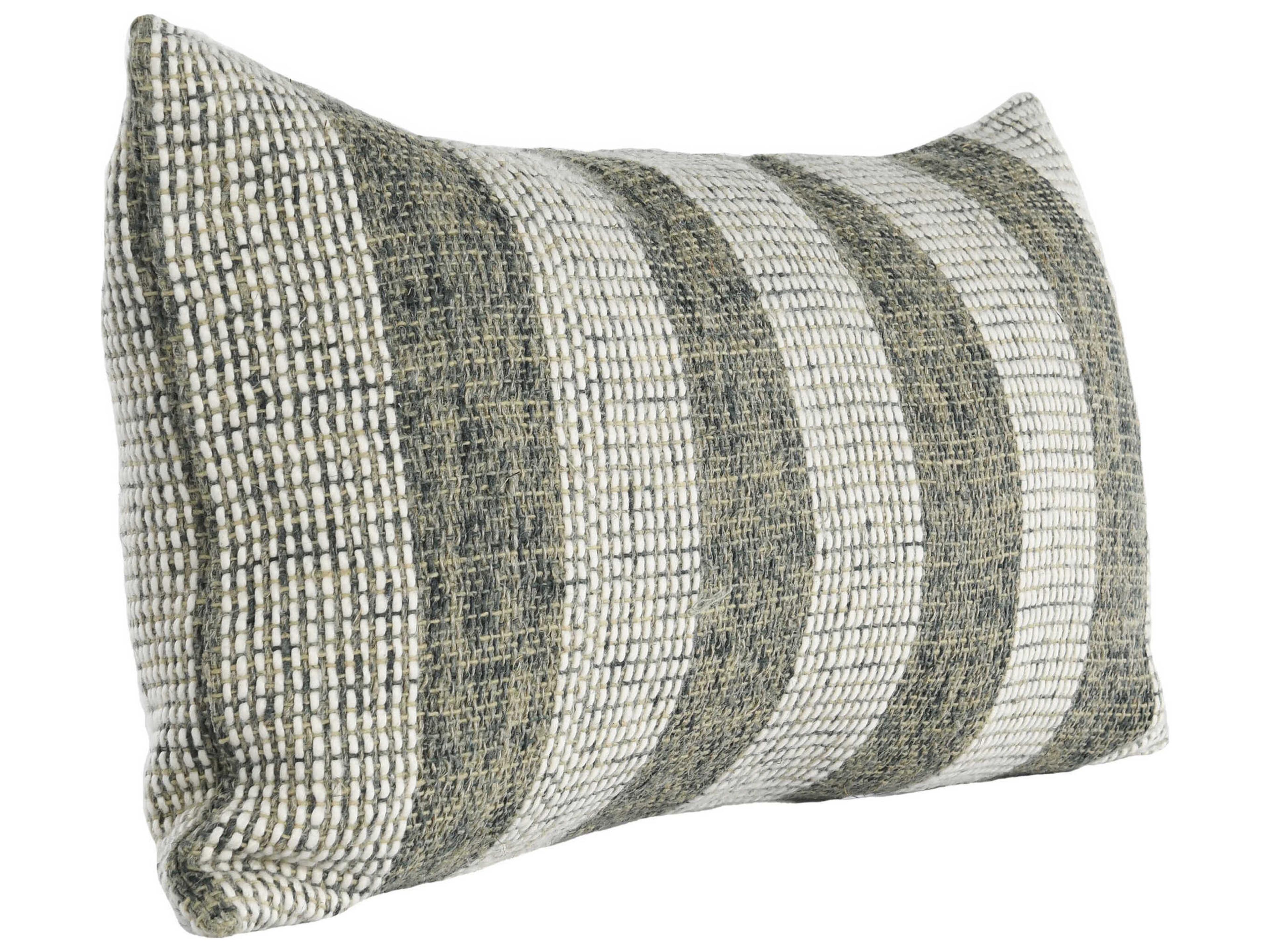 Villa by Classic Home Thea Green Throw Pillow