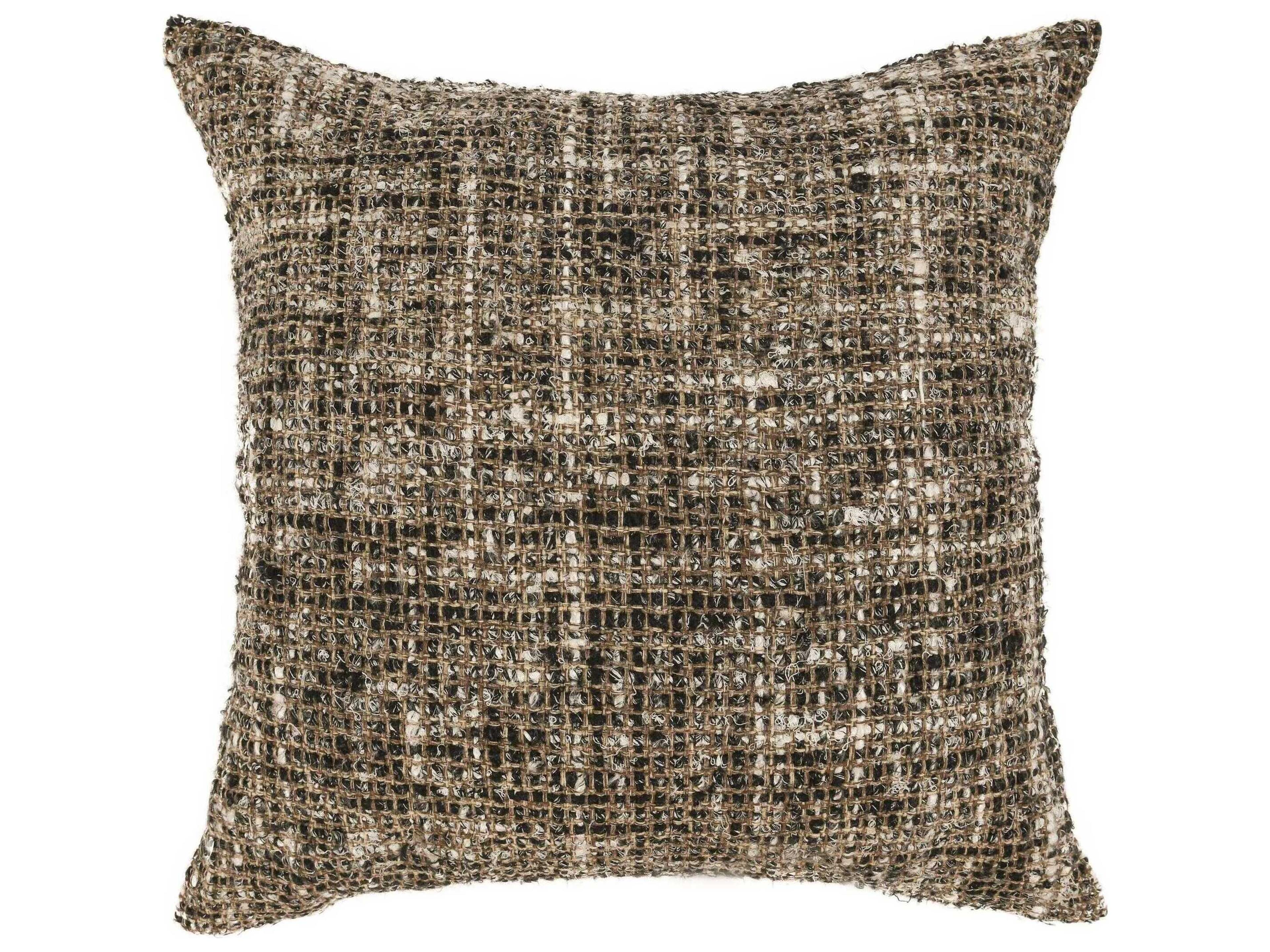 Porter Black Throw Pillow