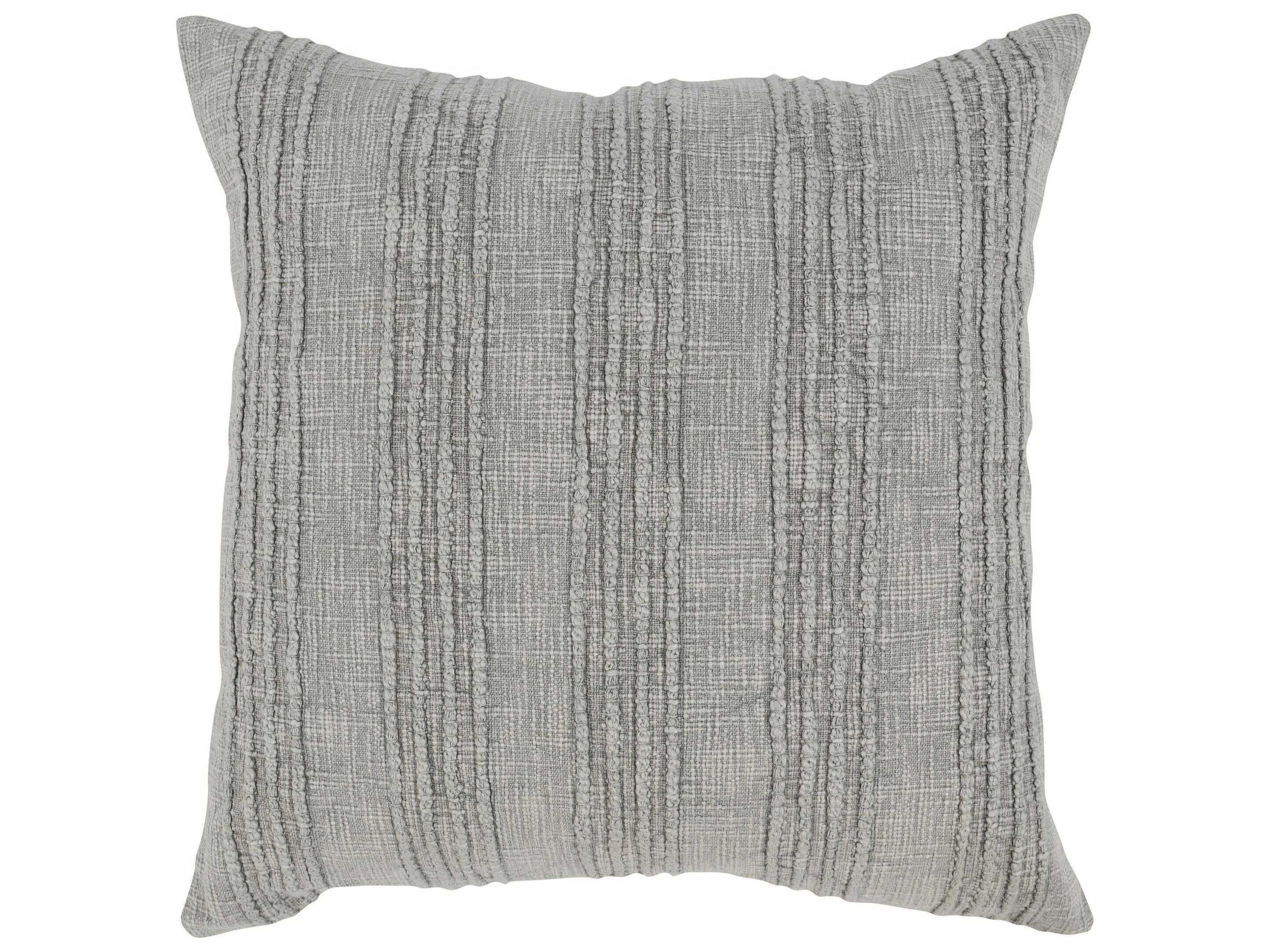 Hannah Gray Throw Pillow