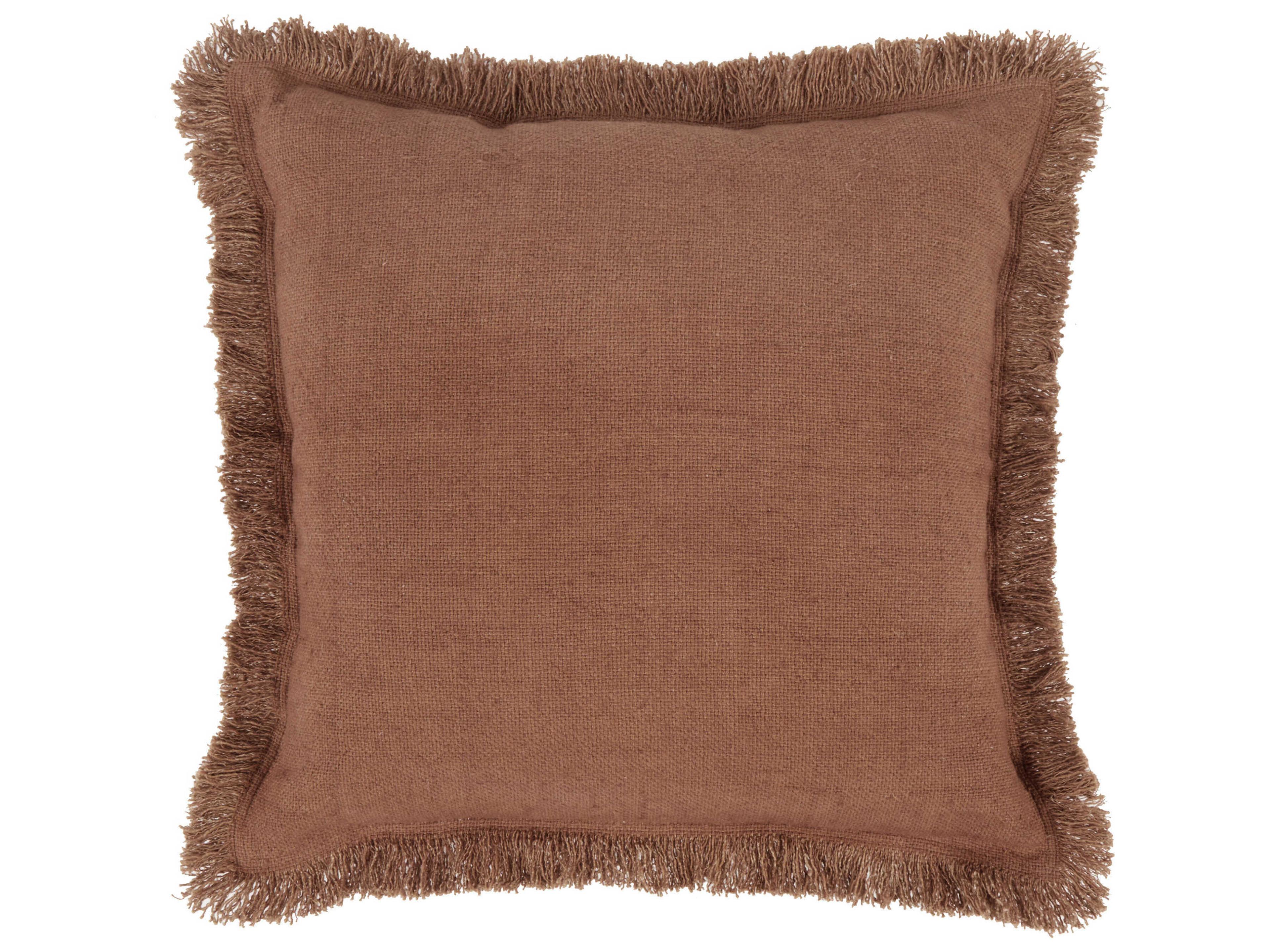 Agatha Chestnut Throw Pillow