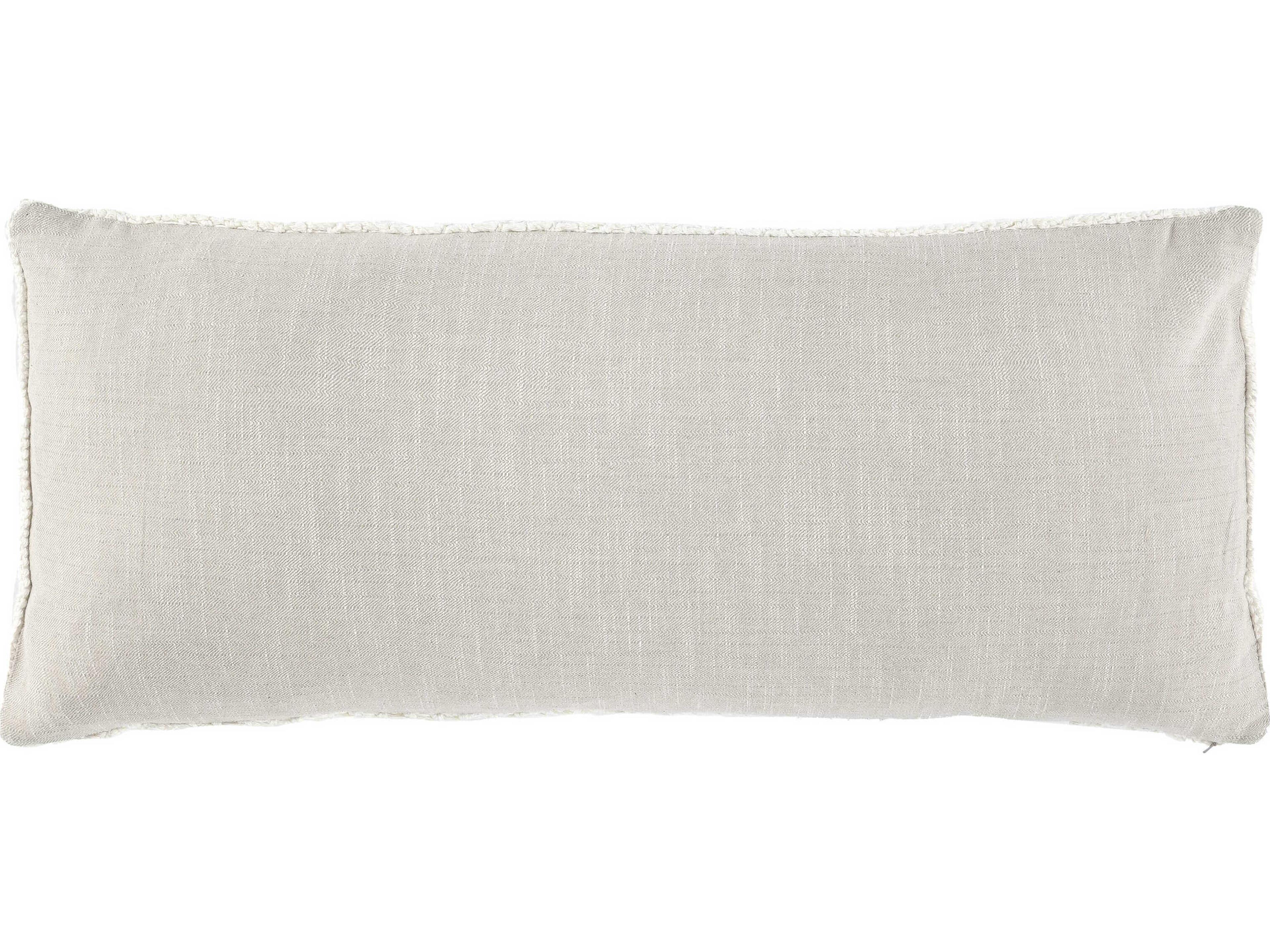 Villa by Classic Home Nakeya Ivory Throw Pillow