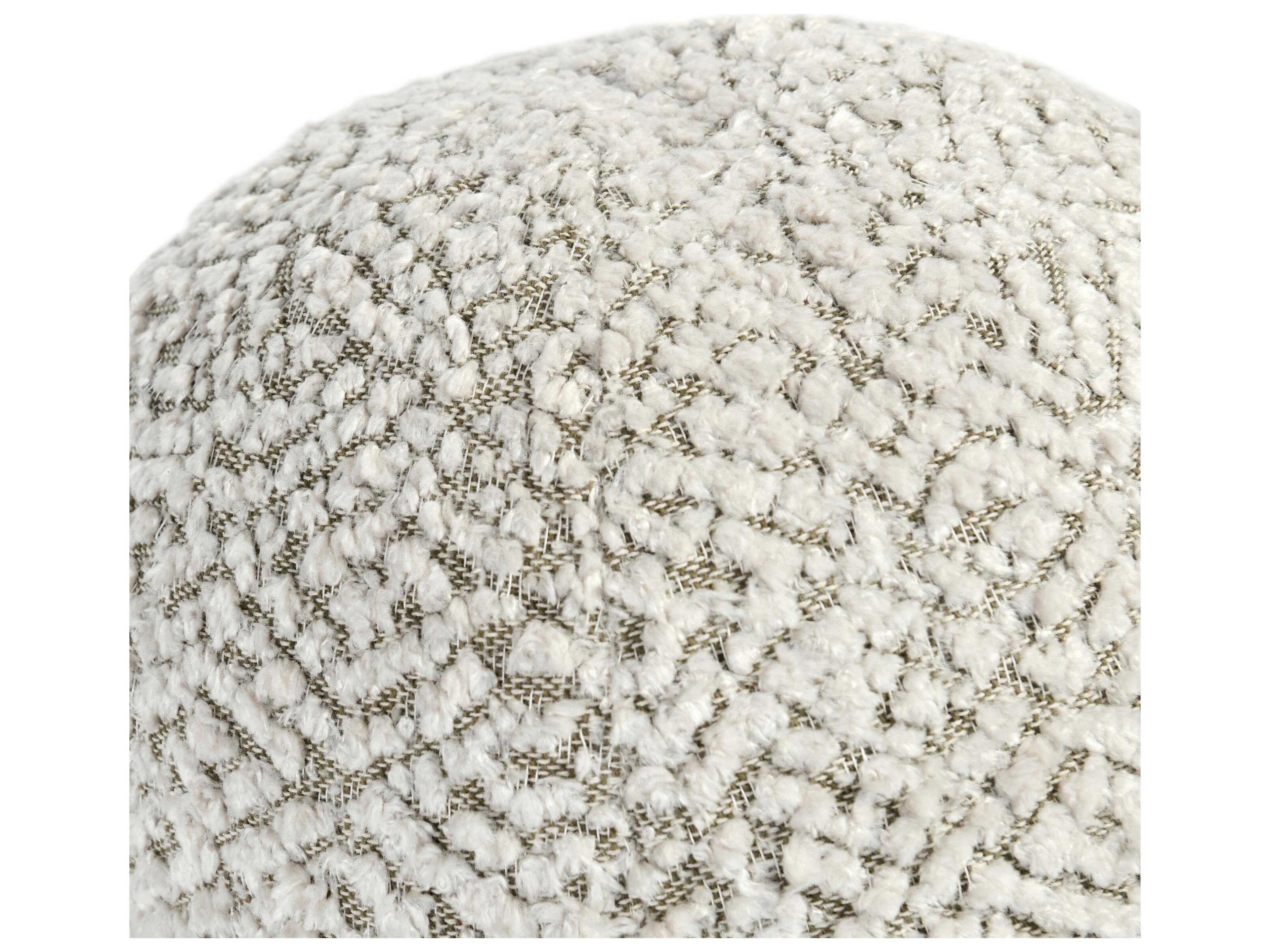 Villa by Classic Home Maris Ivory Throw Pillow