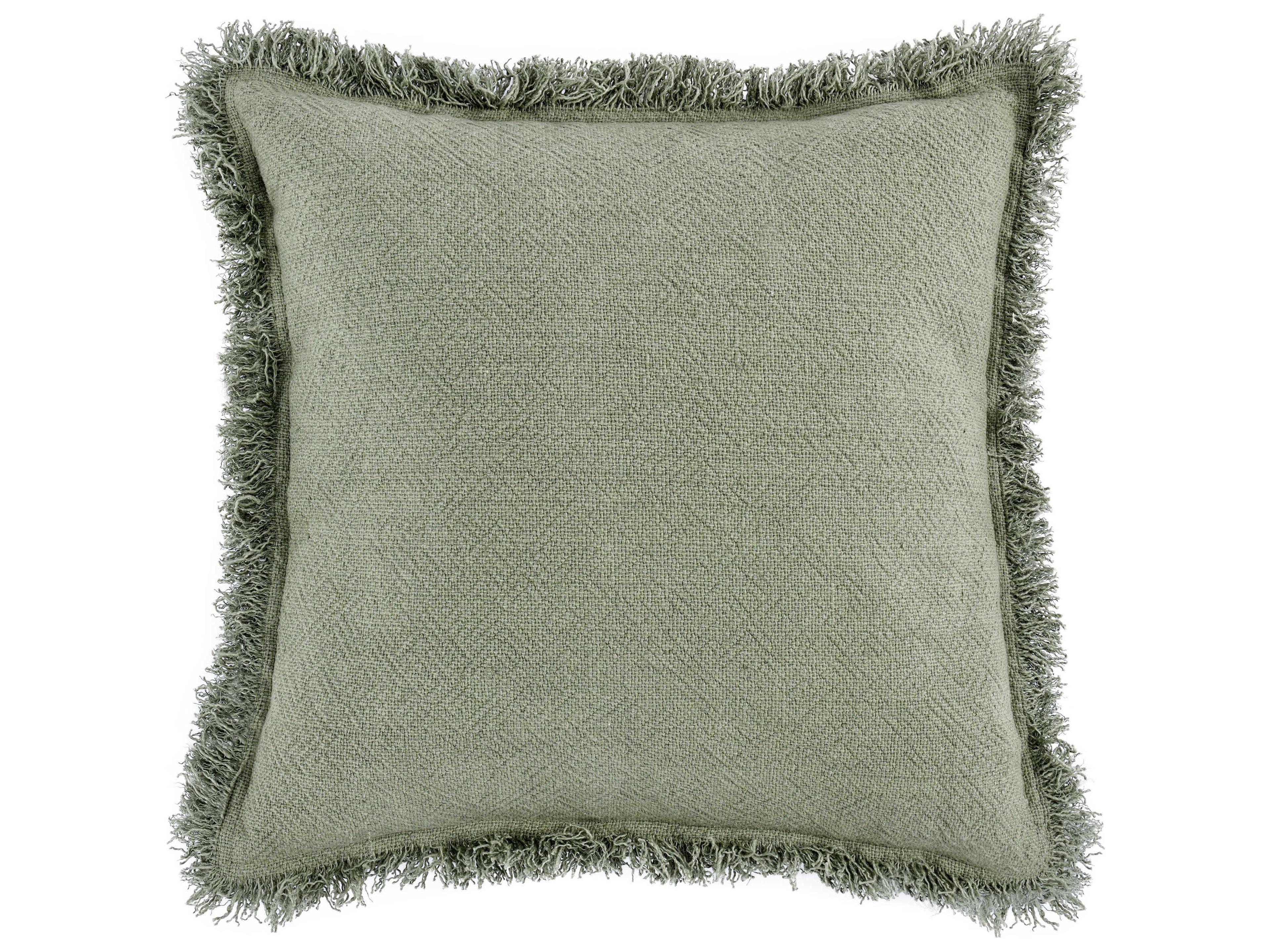 Agatha Cedar Green Throw Pillow