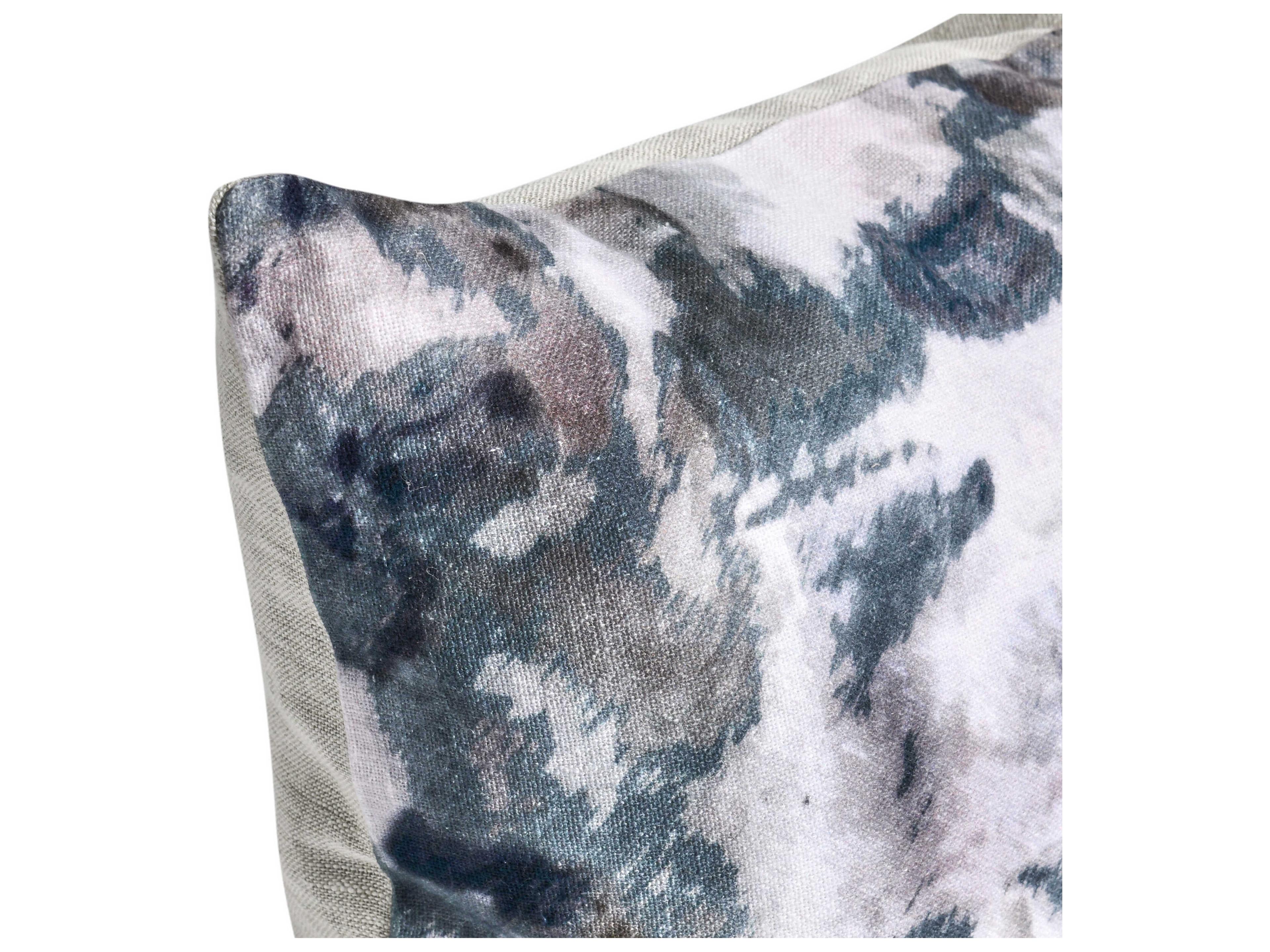 Villa by Classic Home Rue Blue Throw Pillow