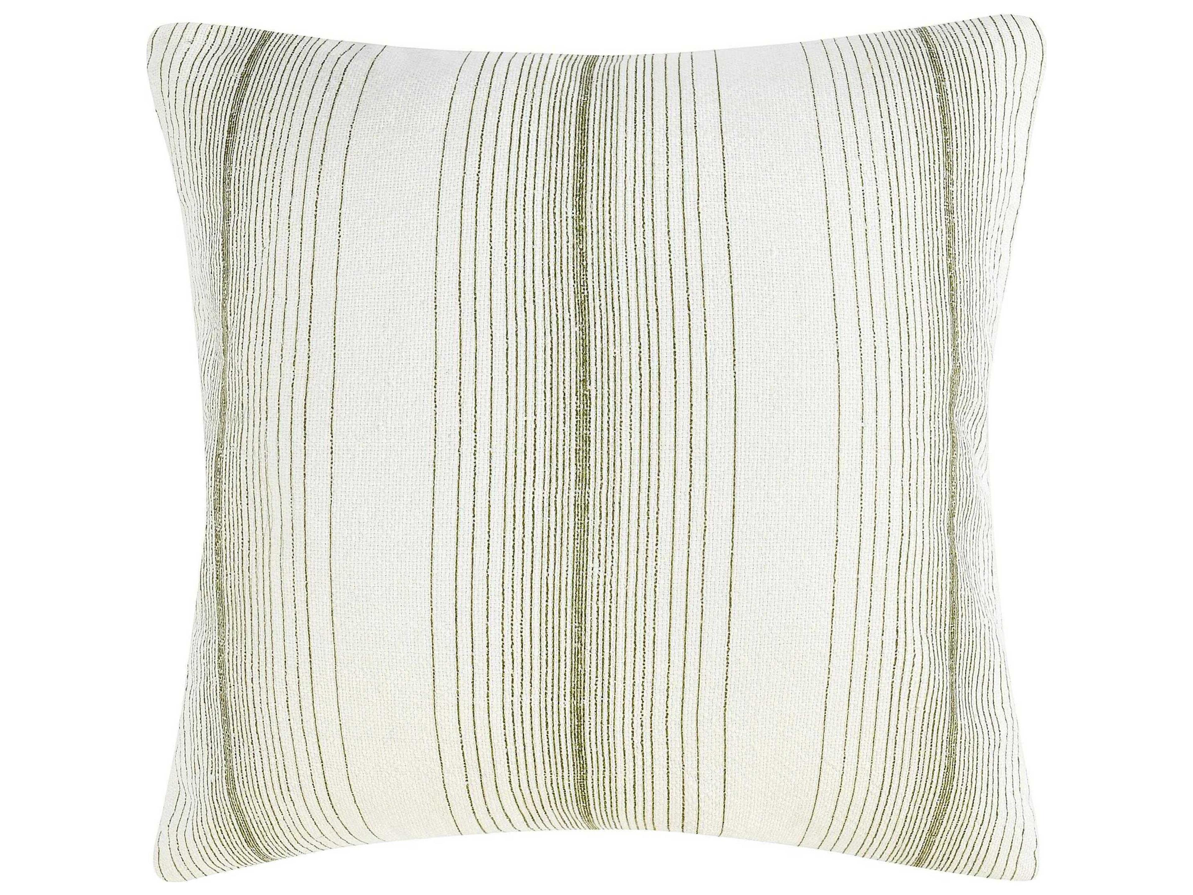 Theta Wheat Green Throw Pillow