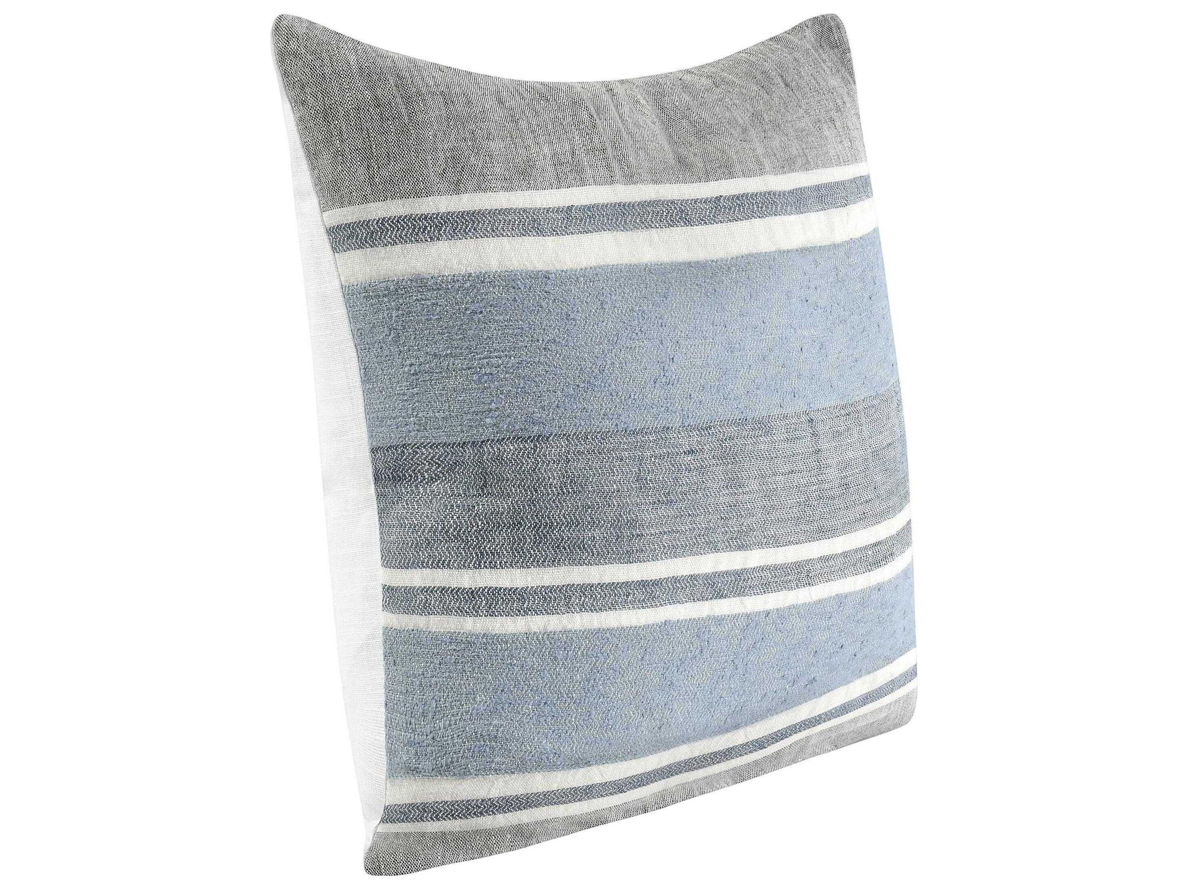 Villa by Classic Home Lima Blue Throw Pillow