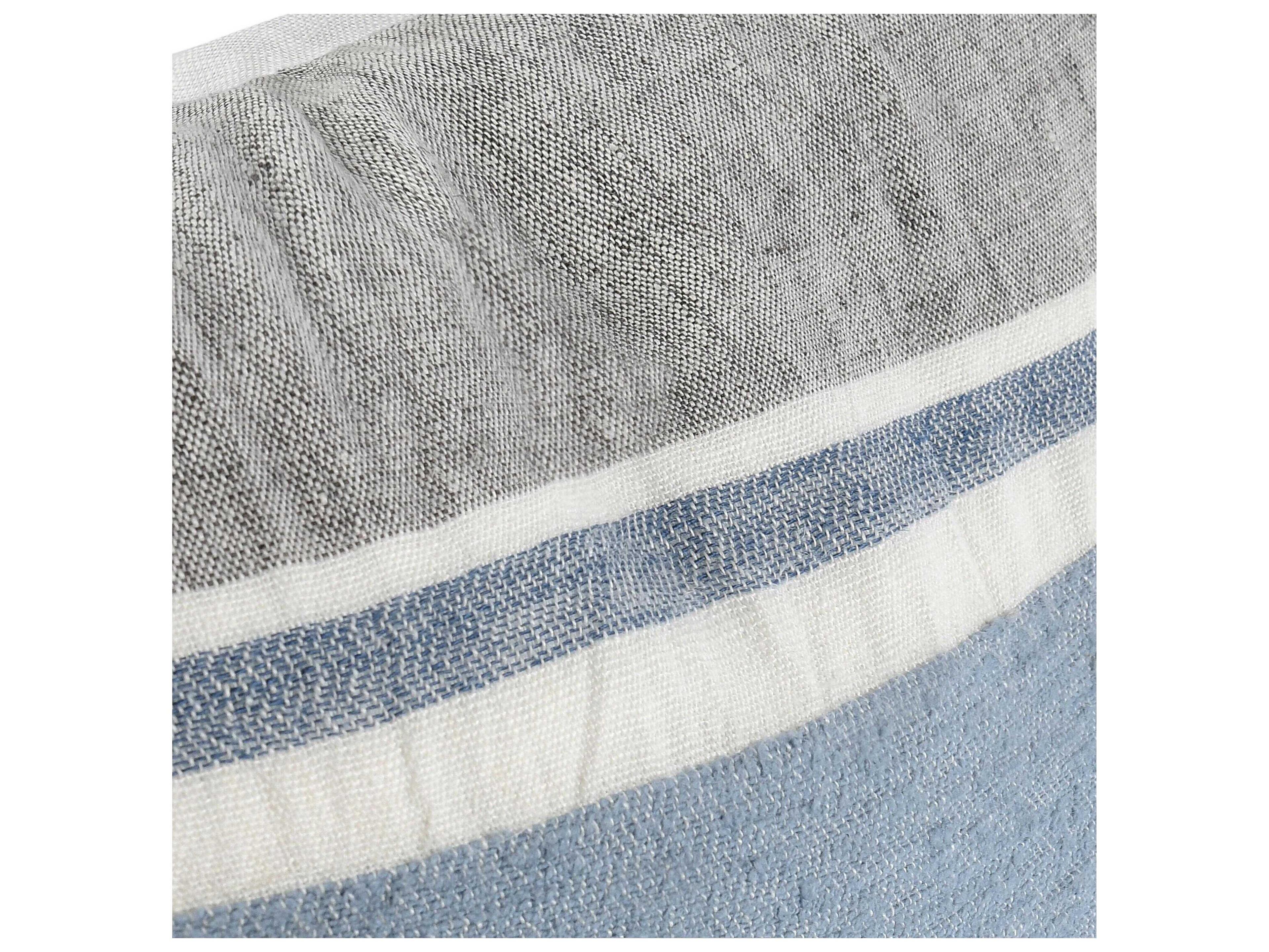 Villa by Classic Home Lima Blue Throw Pillow