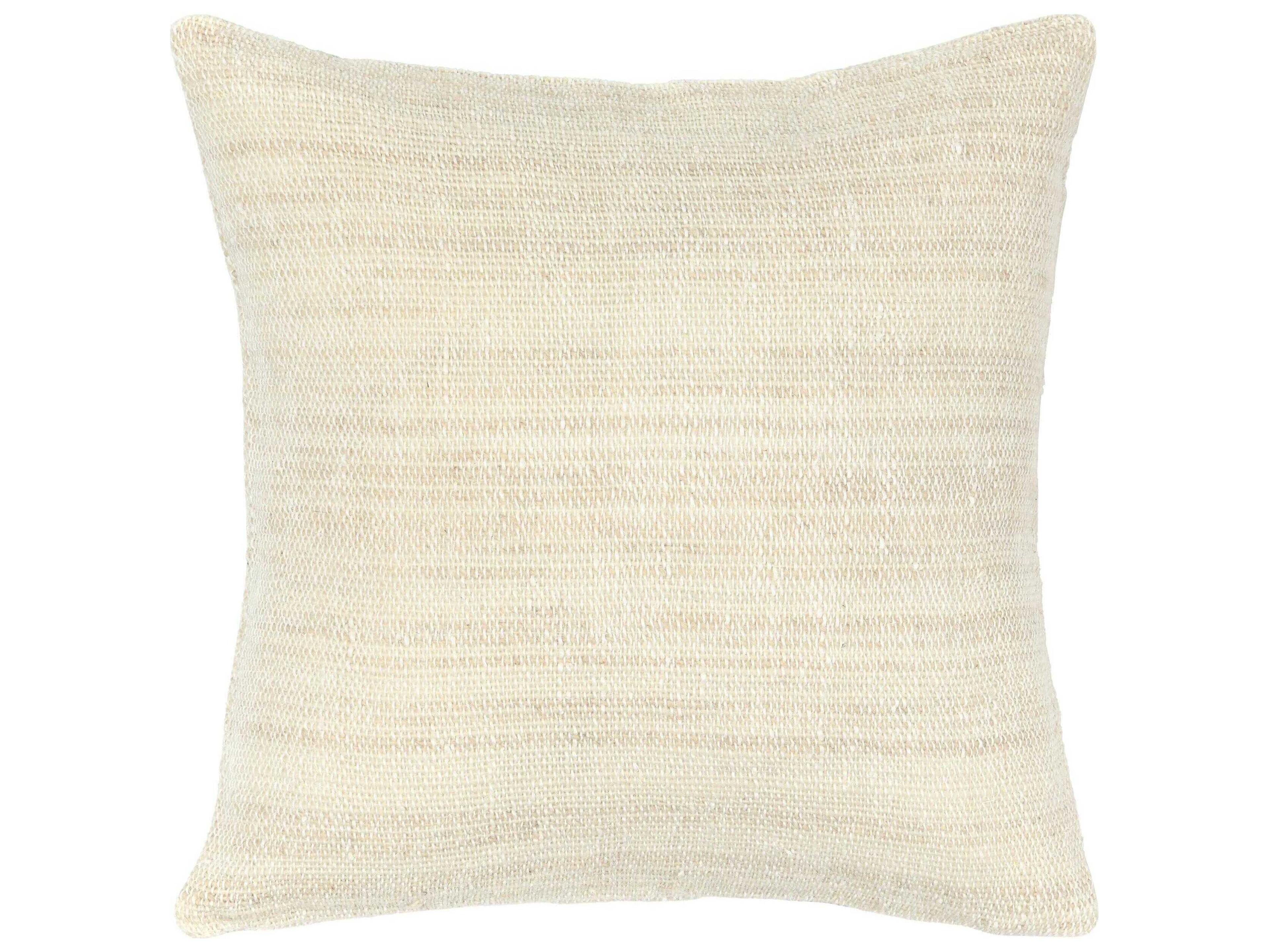 Apana Beige Throw Pillow
