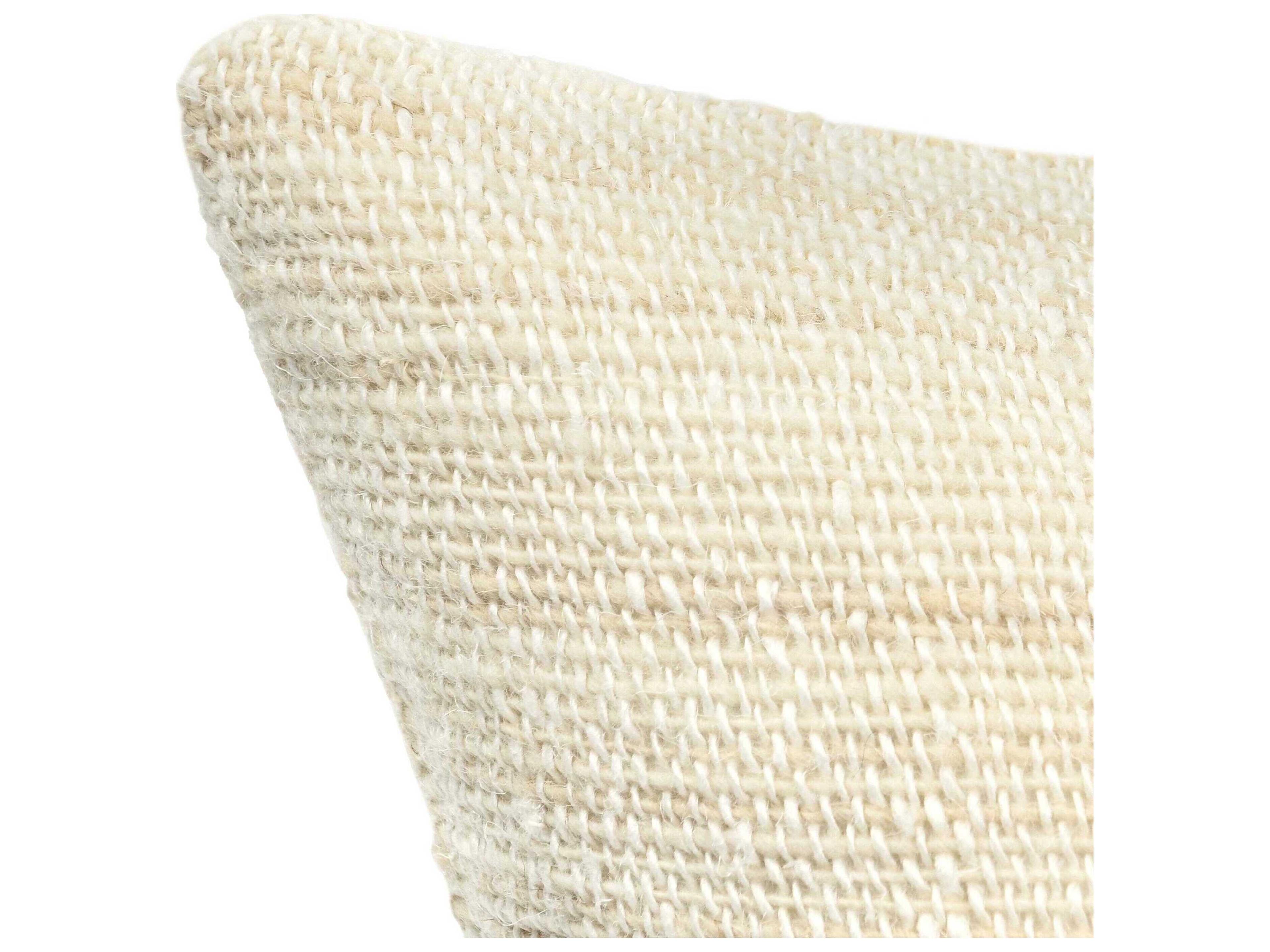 Villa by Classic Home Apana Beige Throw Pillow