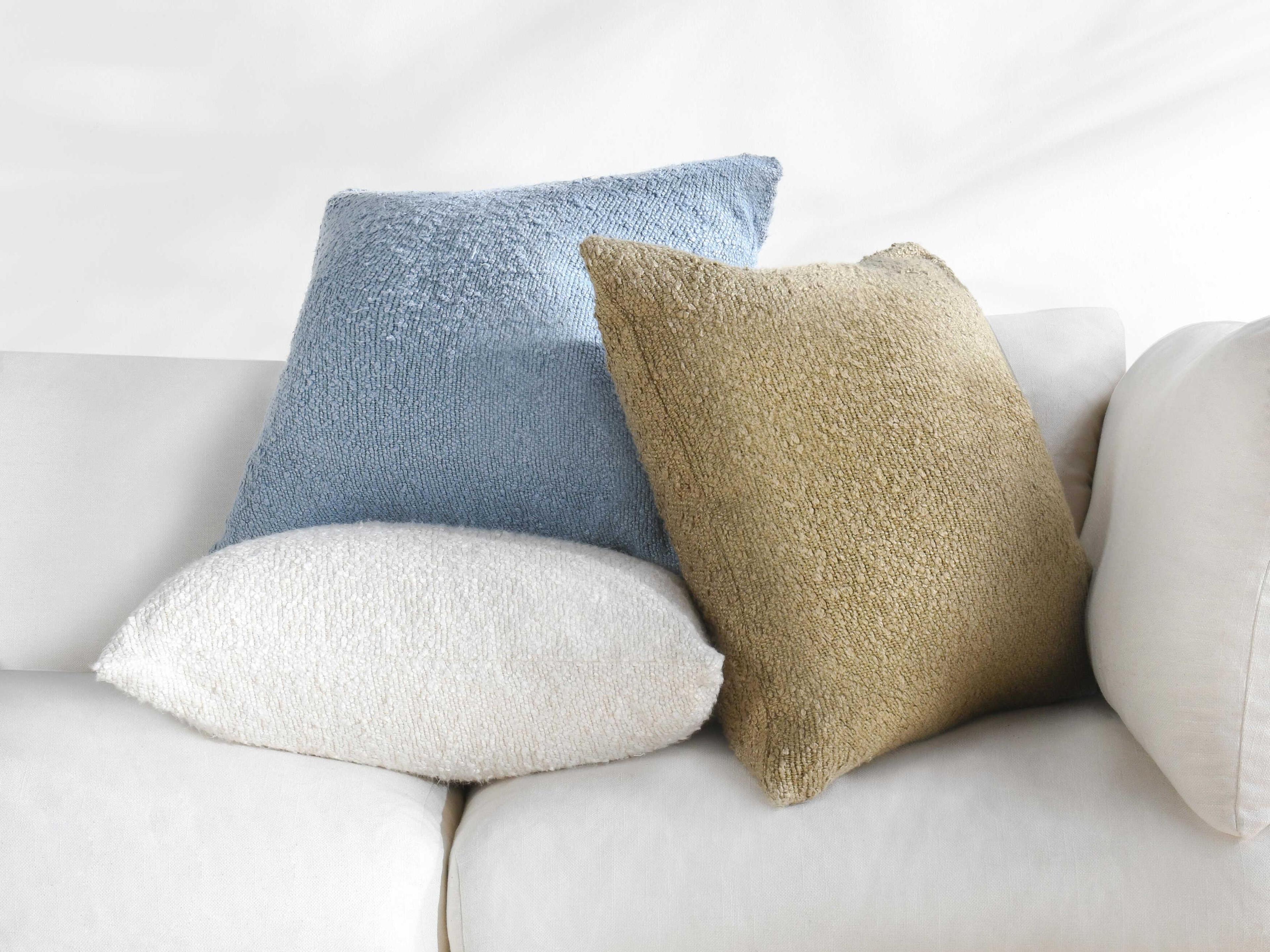 Villa by Classic Home Sava Ivory Throw Pillow