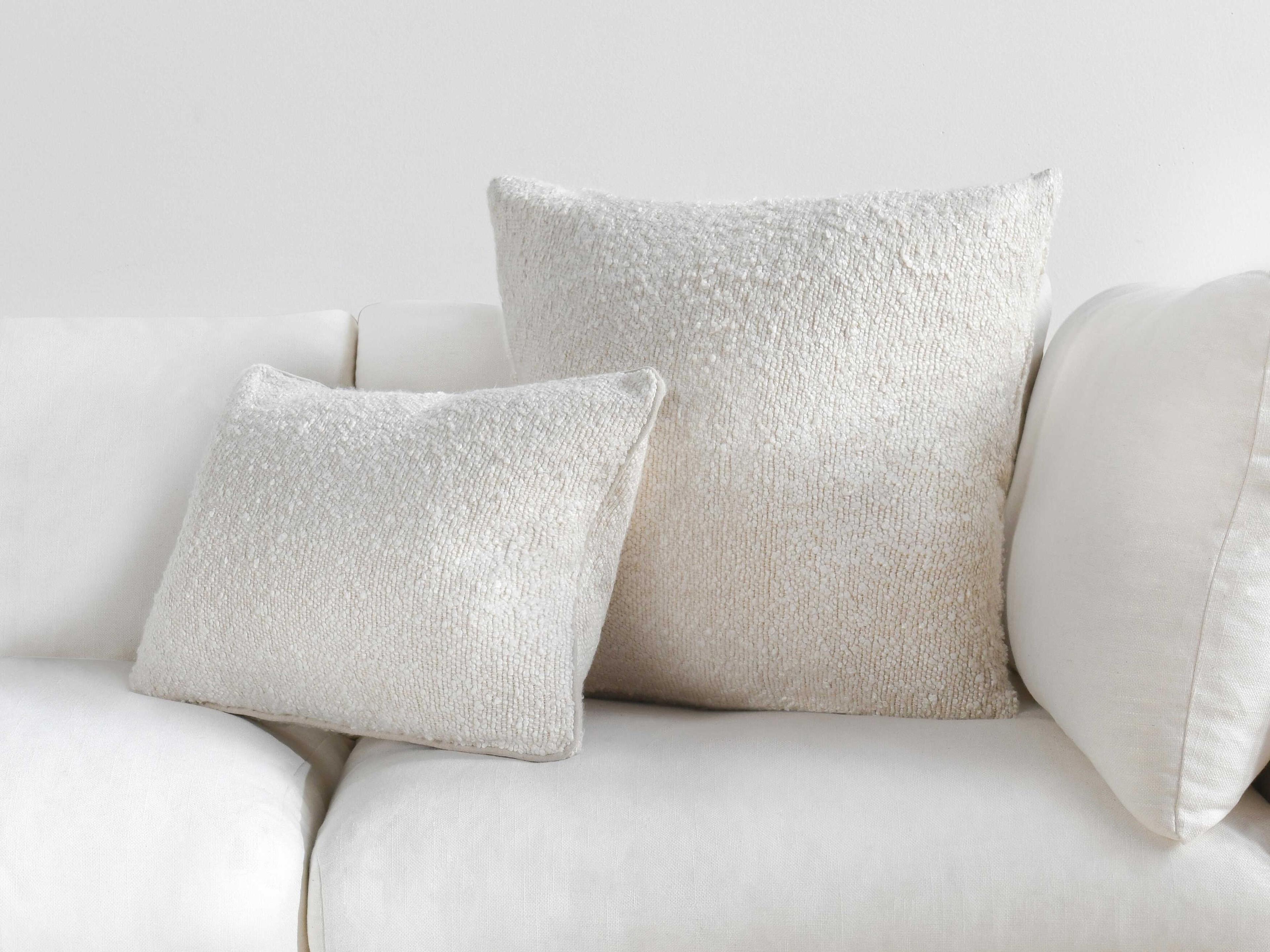 Villa by Classic Home Sava Ivory Throw Pillow