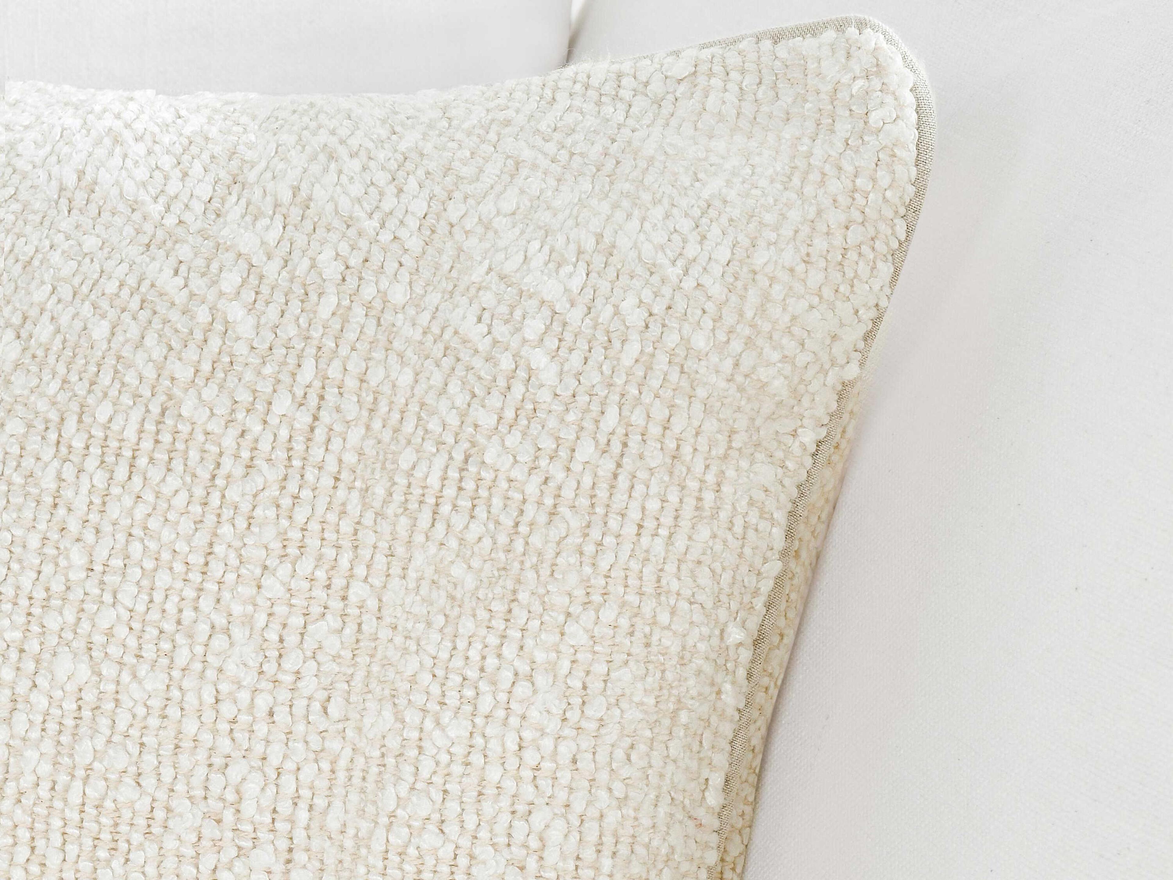 Villa by Classic Home Sava Ivory Throw Pillow