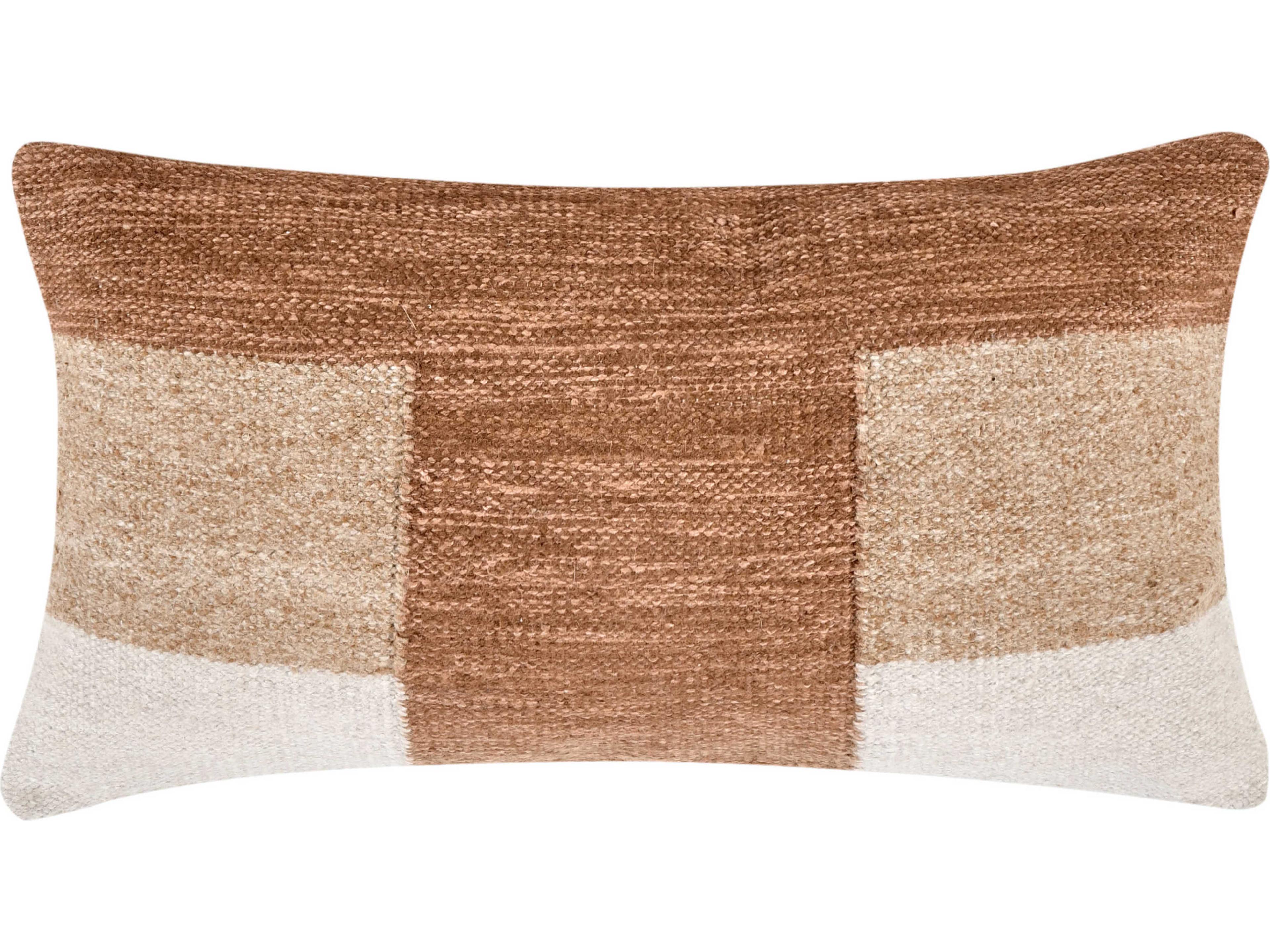 Kass Terracotta Throw Pillow