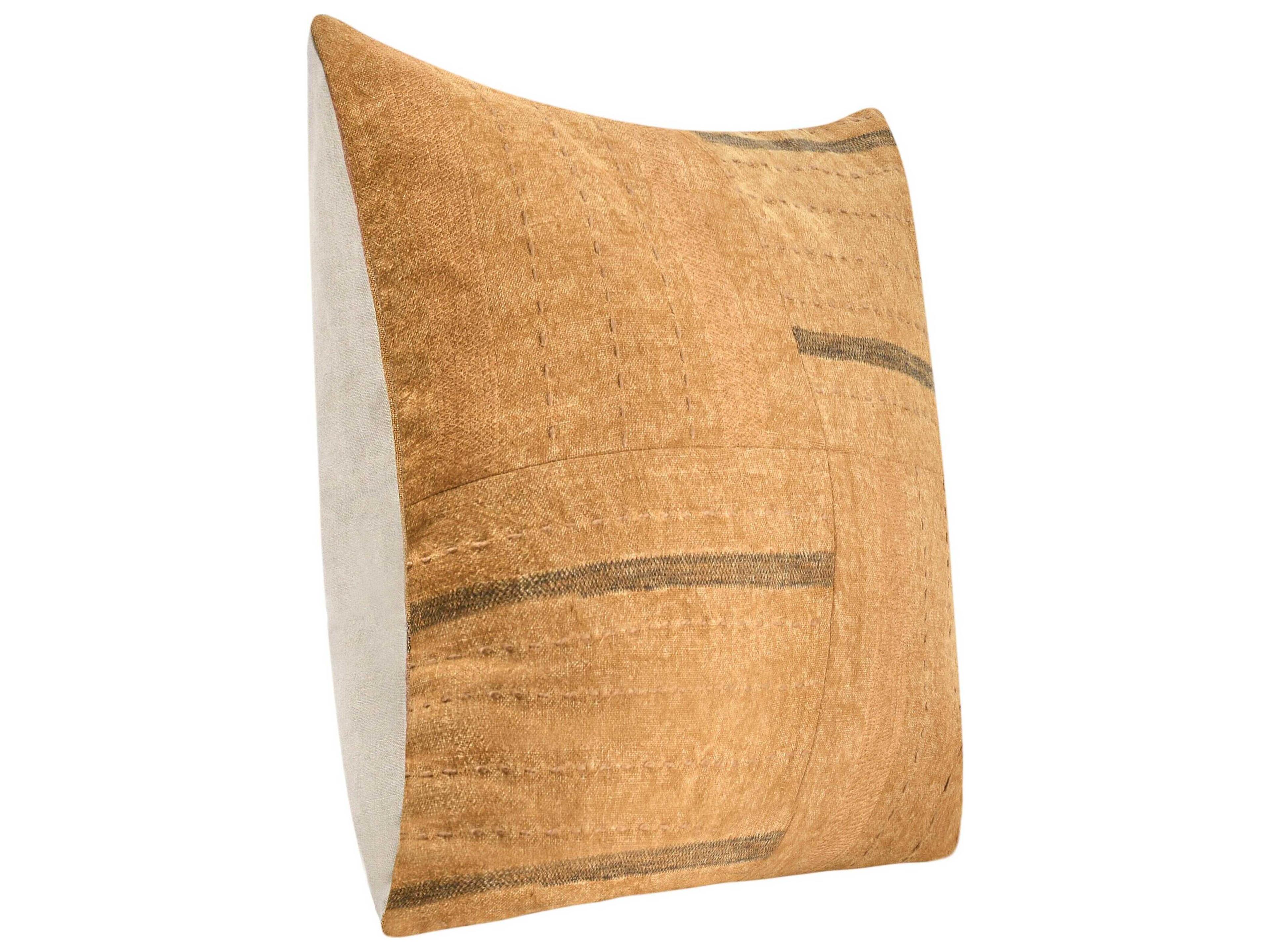 Villa by Classic Home Origin Chestnut Brown Pillow