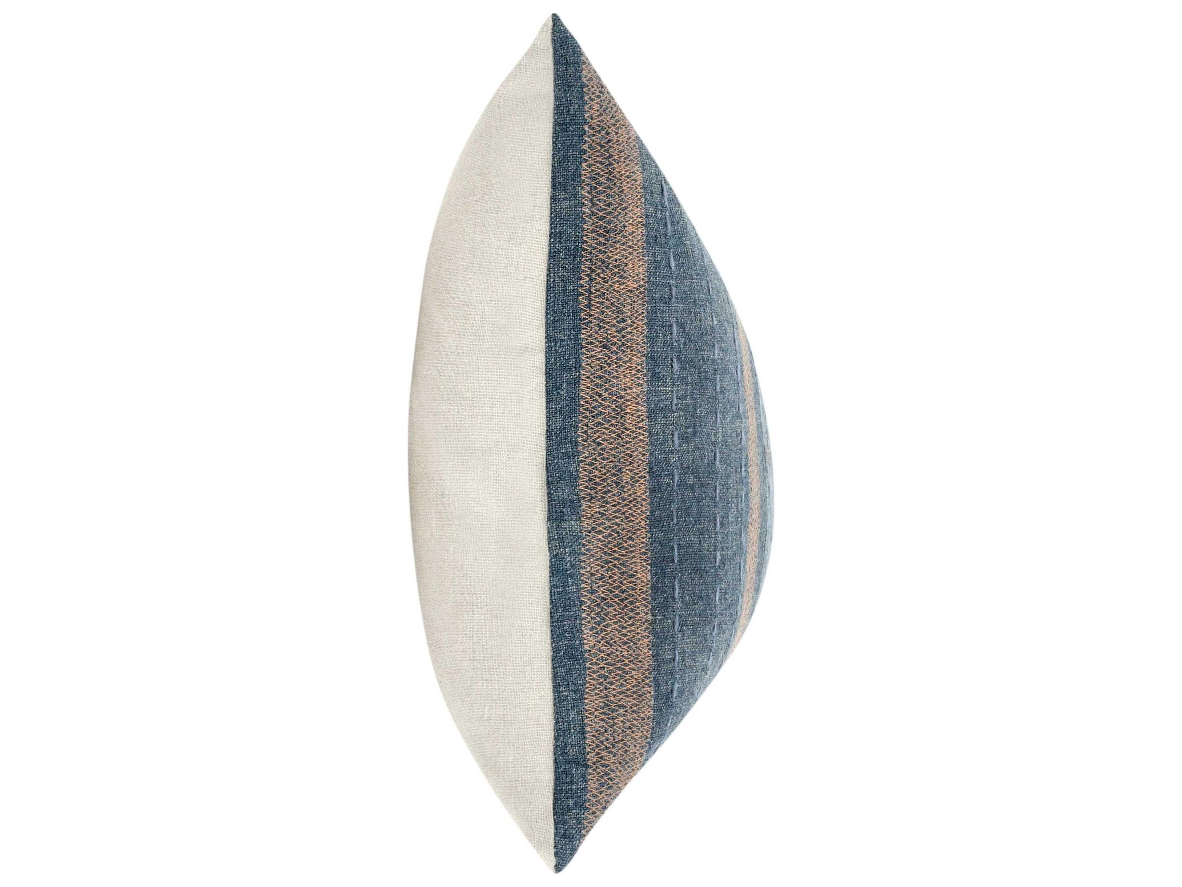 Villa by Classic Home Origin Denim Blue Pillow