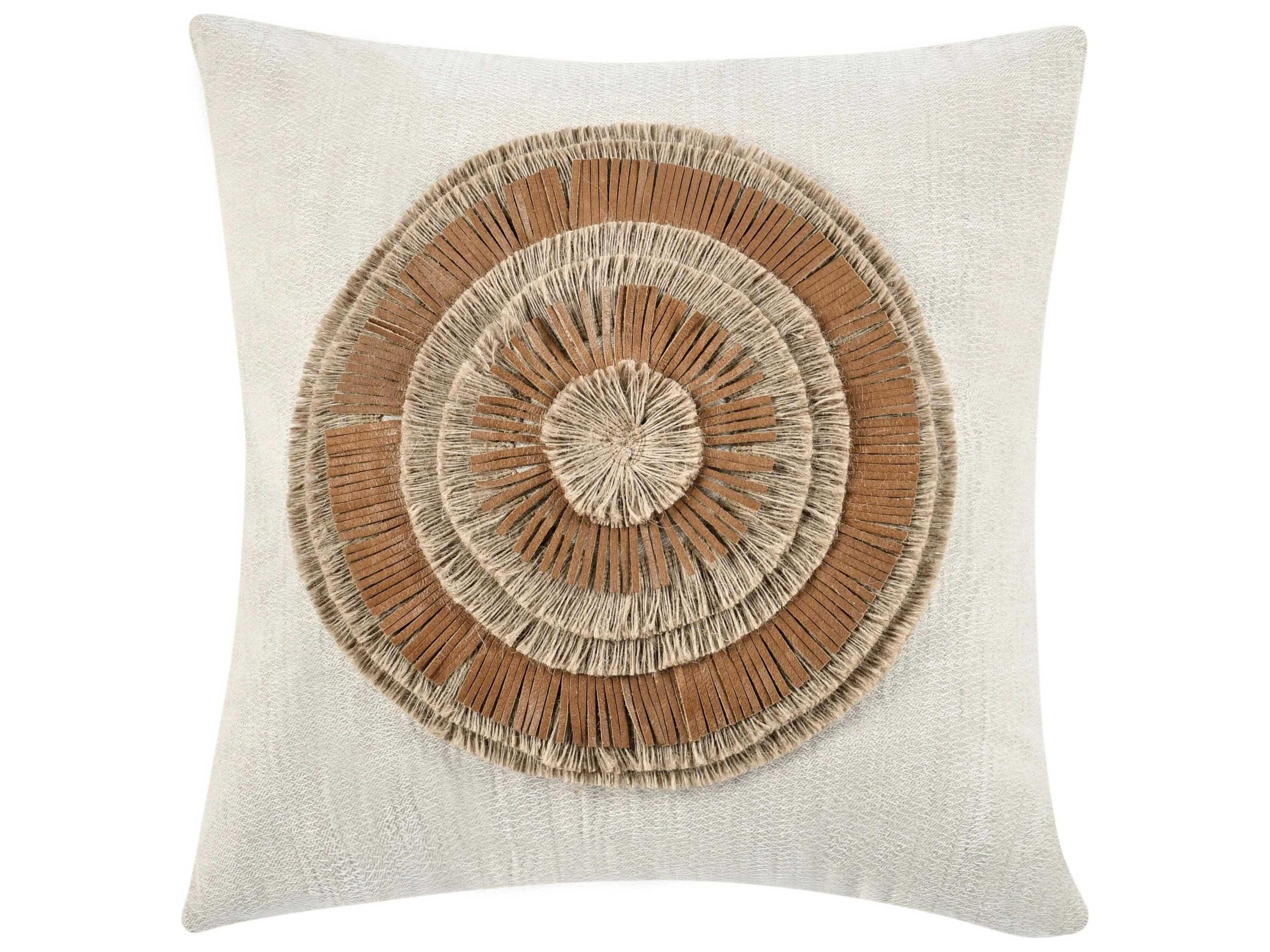 Pueblo Chestnut Natural Throw Pillow