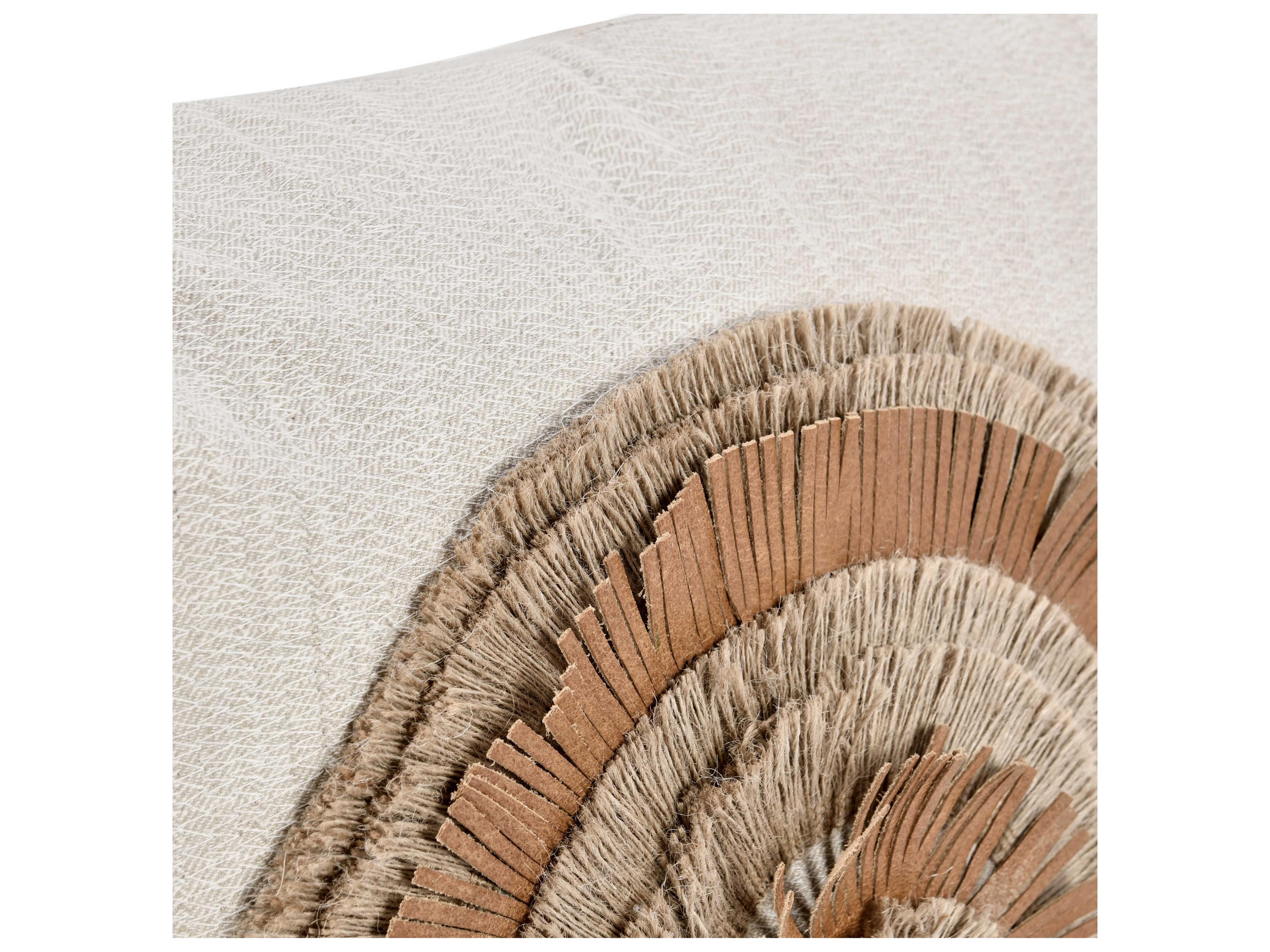Villa by Classic Home Pueblo Chestnut Natural Throw Pillow