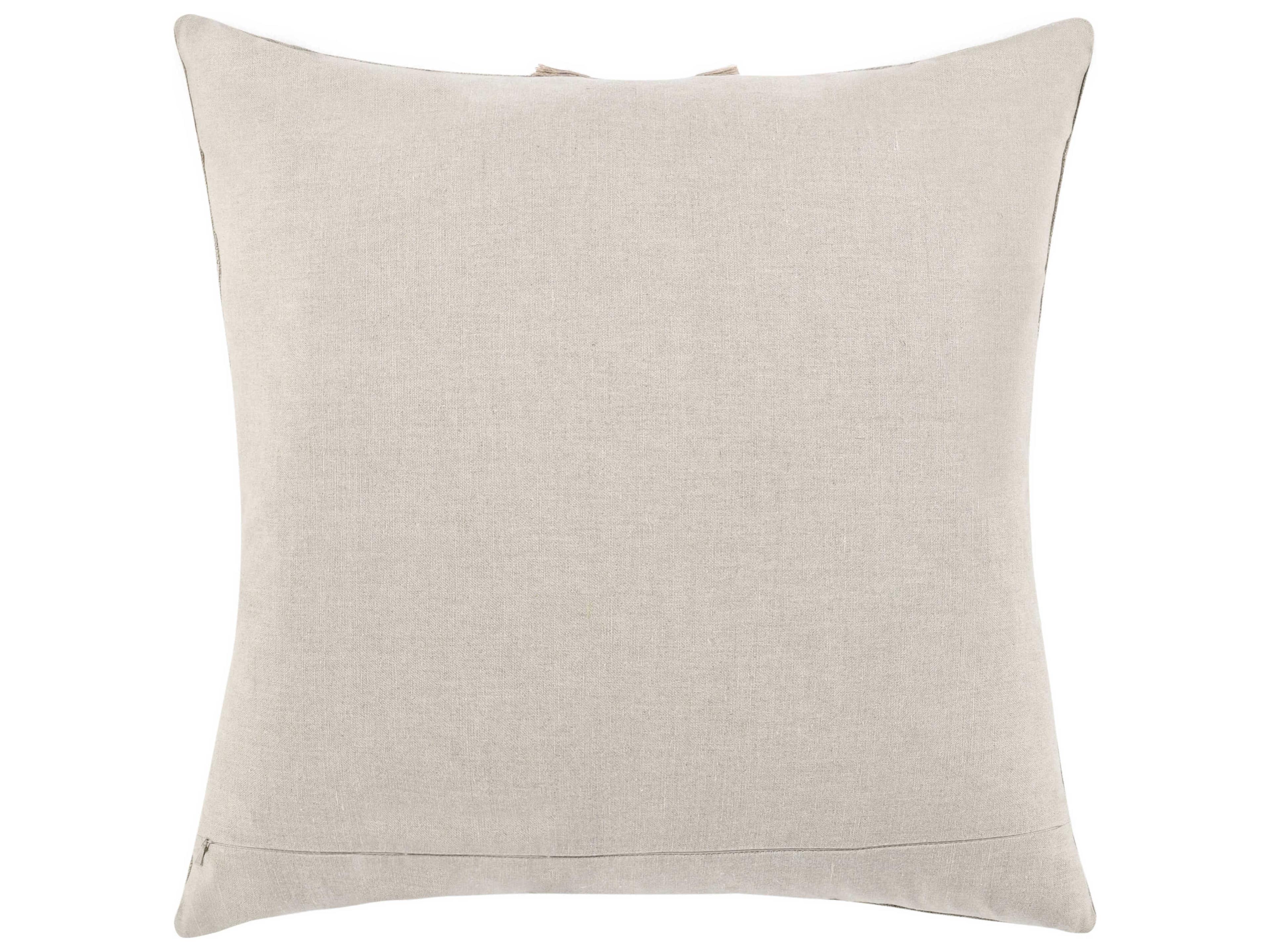 Villa by Classic Home Valley Natural Throw Pillow