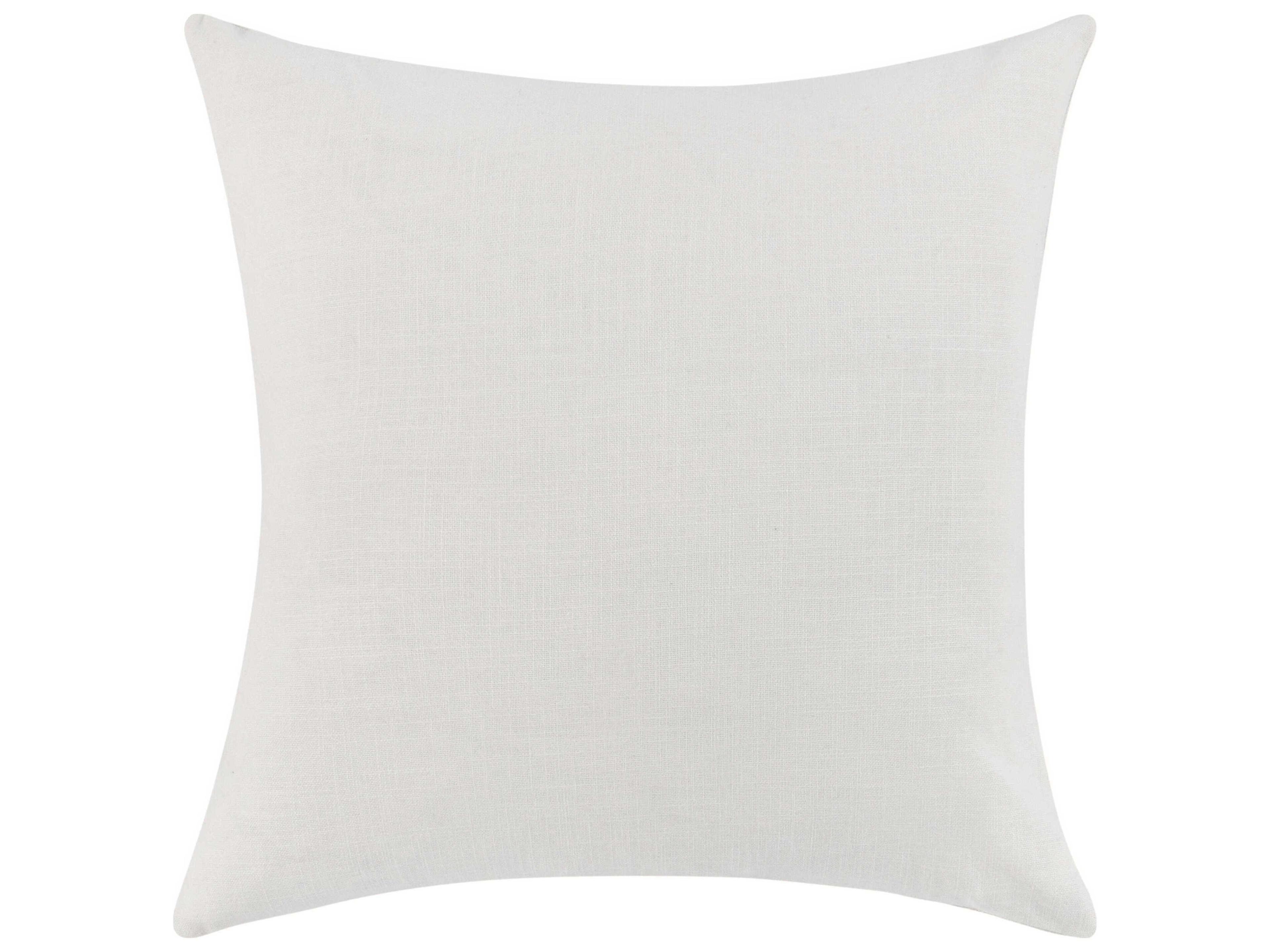 Villa by Classic Home Ralph Ivory Sangria Red Throw Pillow