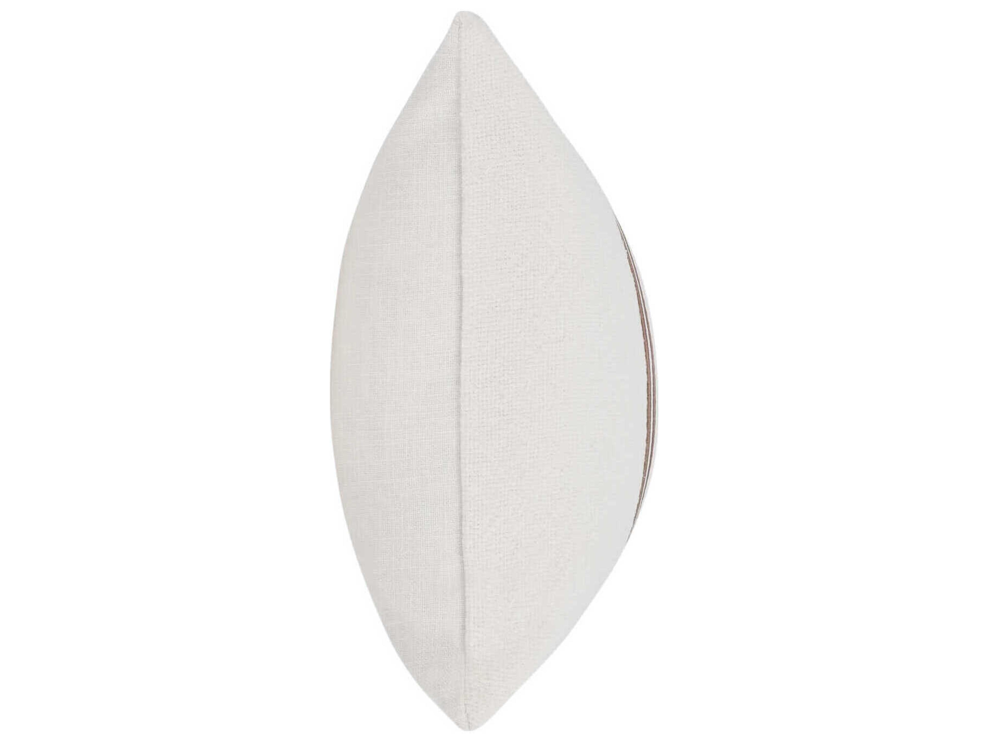 Villa by Classic Home Ralph Ivory Sangria Red Throw Pillow