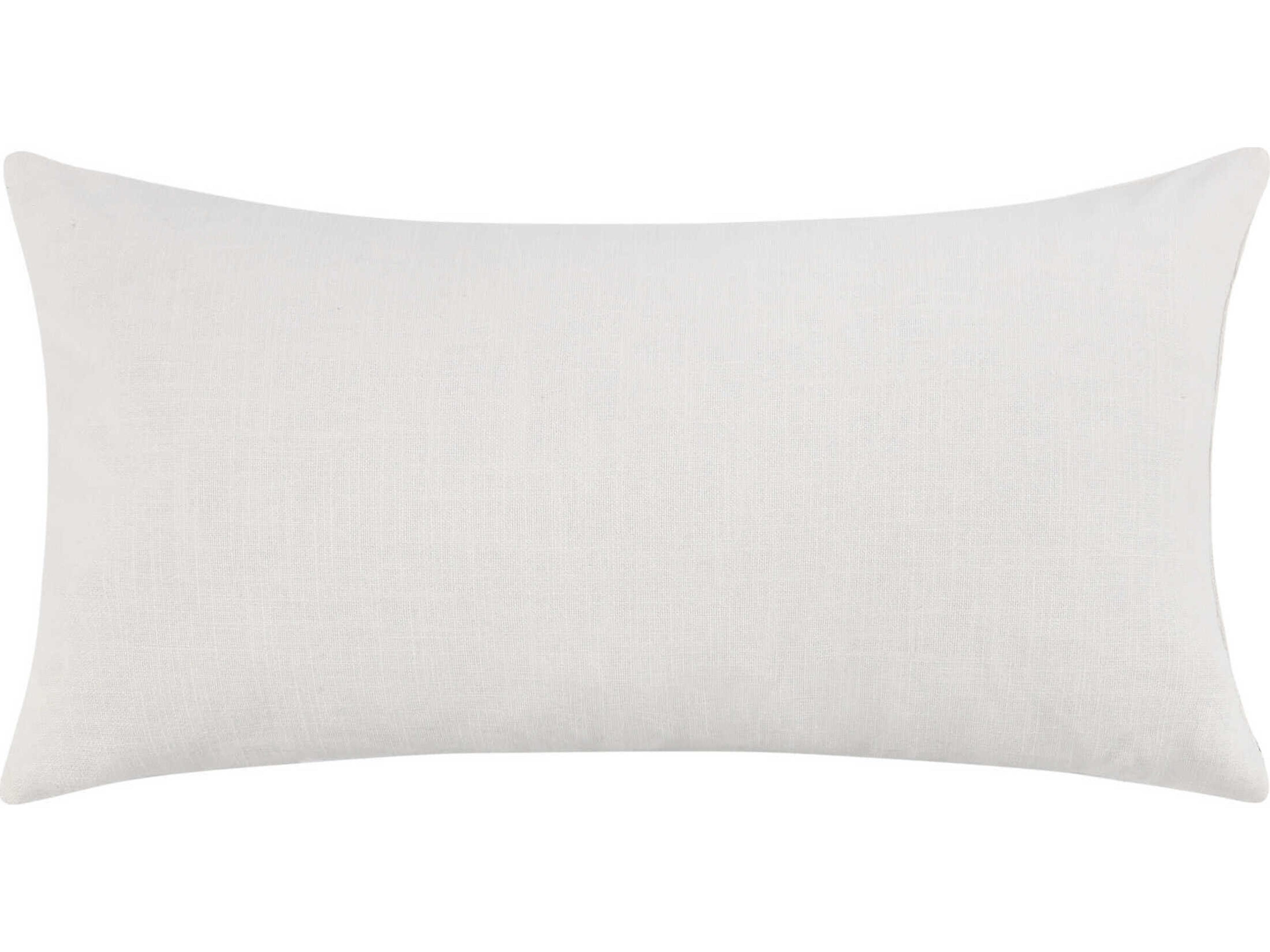 Villa by Classic Home Ralph Ivory Sangria Red Throw Pillow