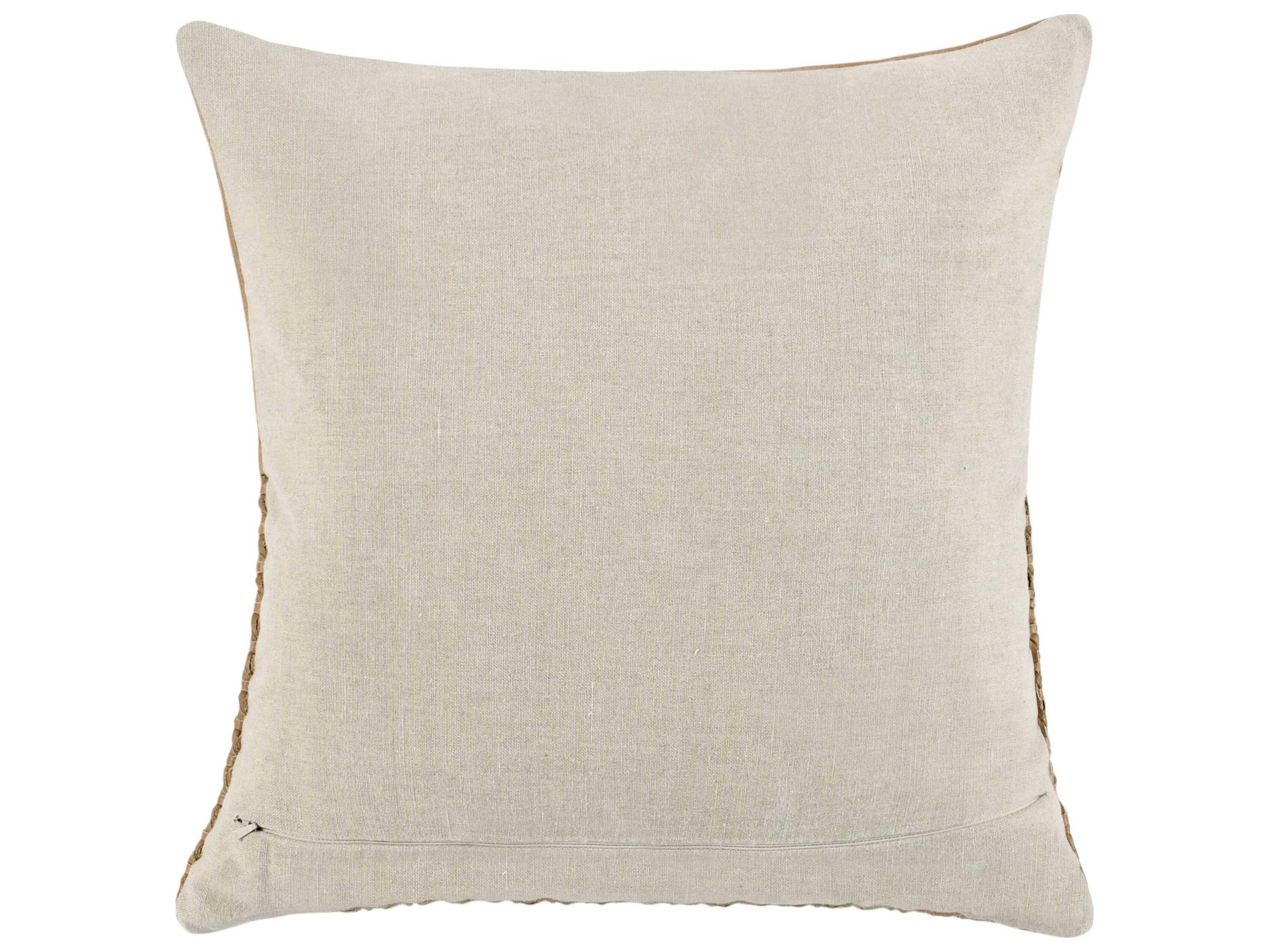 Villa by Classic Home Toscano Chestnut Brown Throw Pillow
