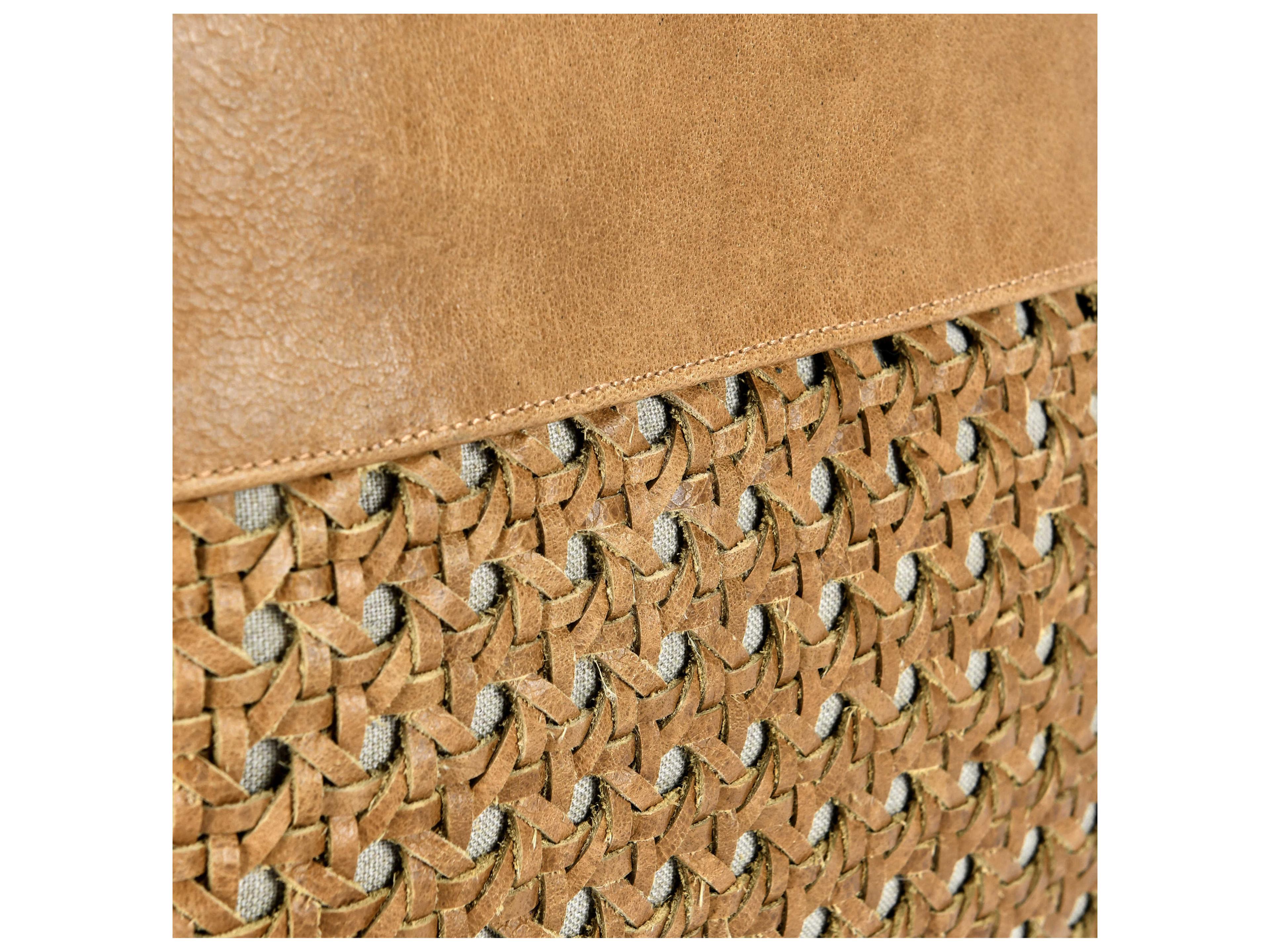 Villa by Classic Home Toscano Chestnut Brown Throw Pillow