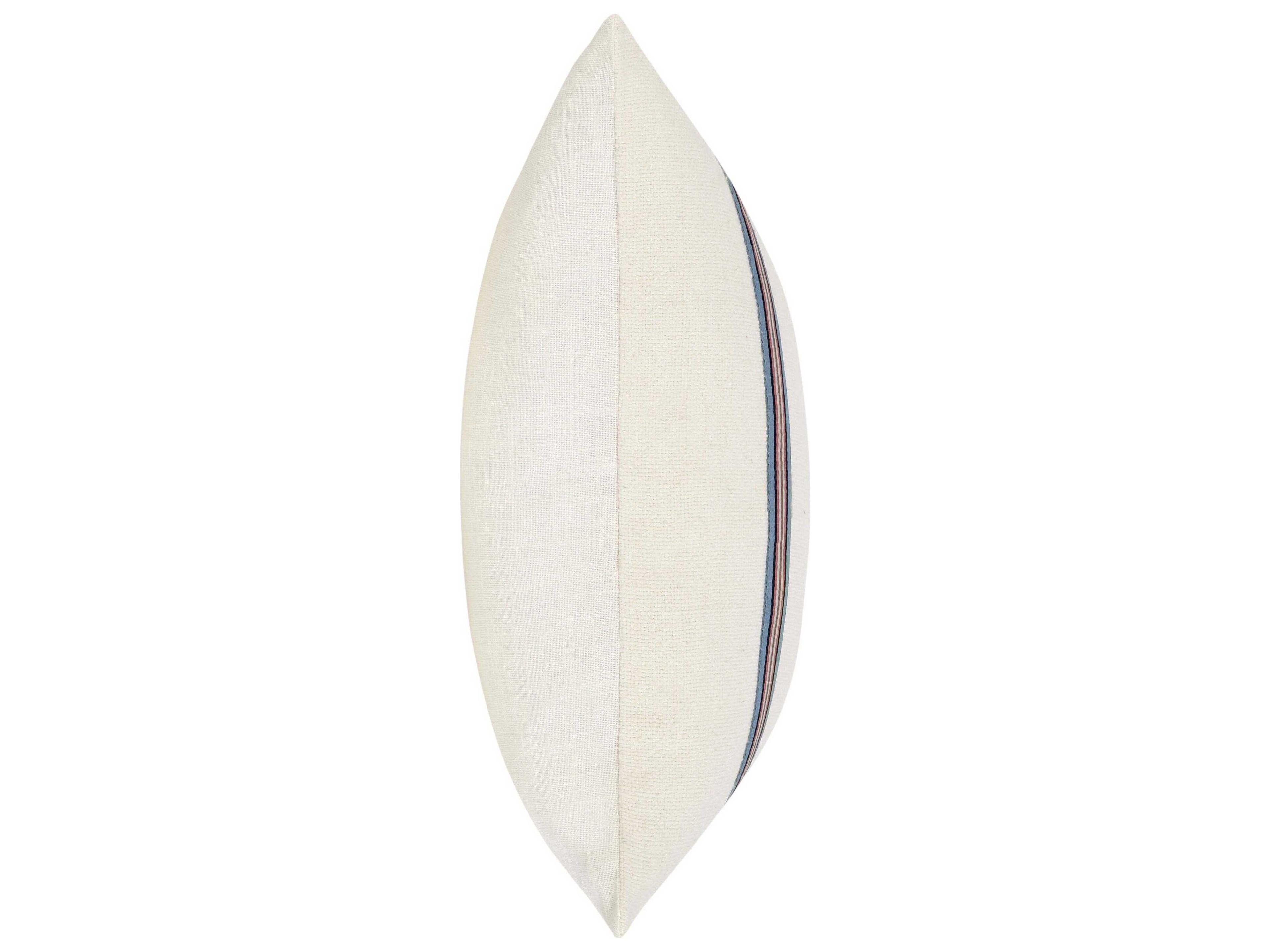 Villa by Classic Home Bacall White Throw Pillow