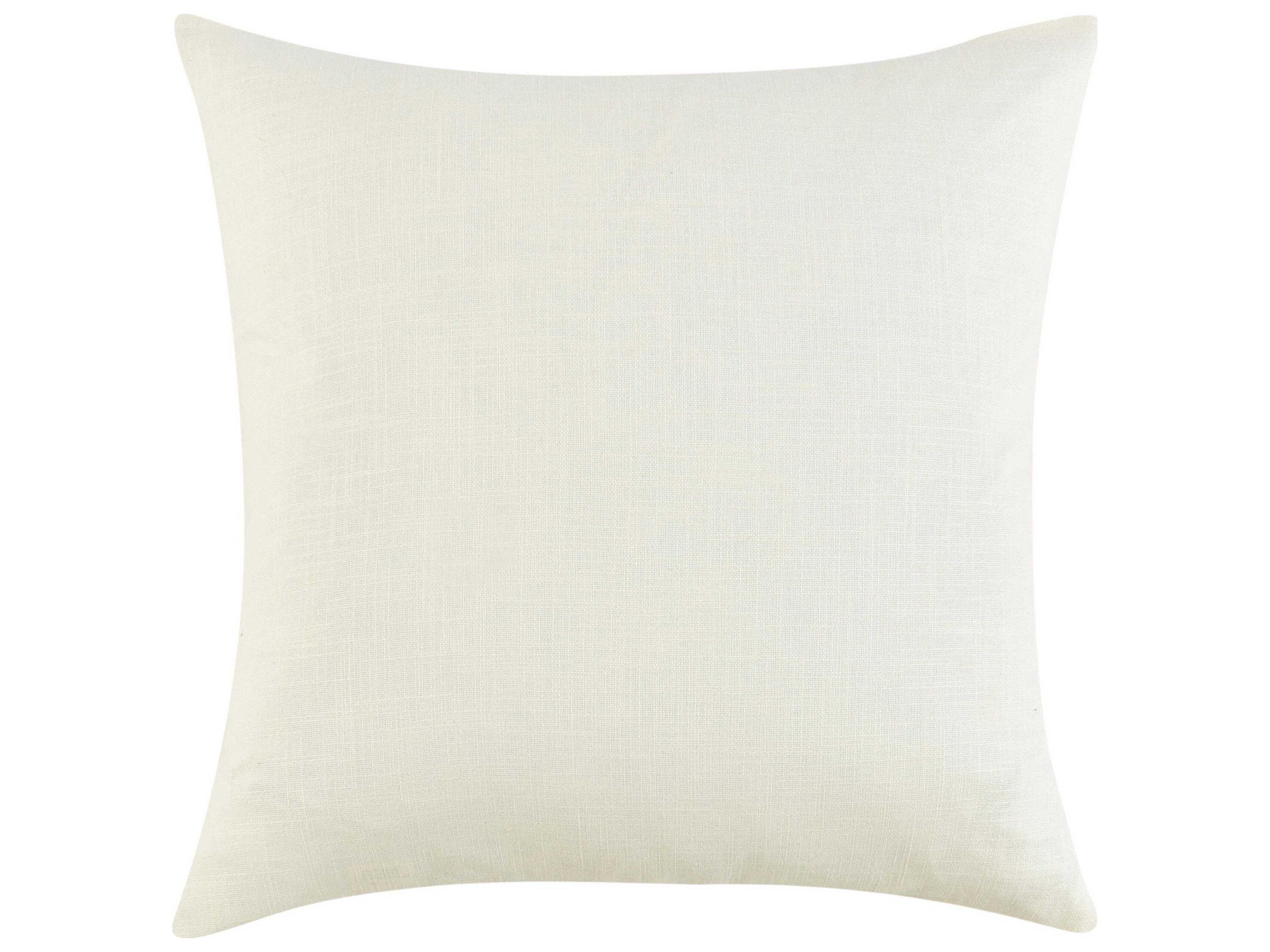 Villa by Classic Home Bacall White Throw Pillow