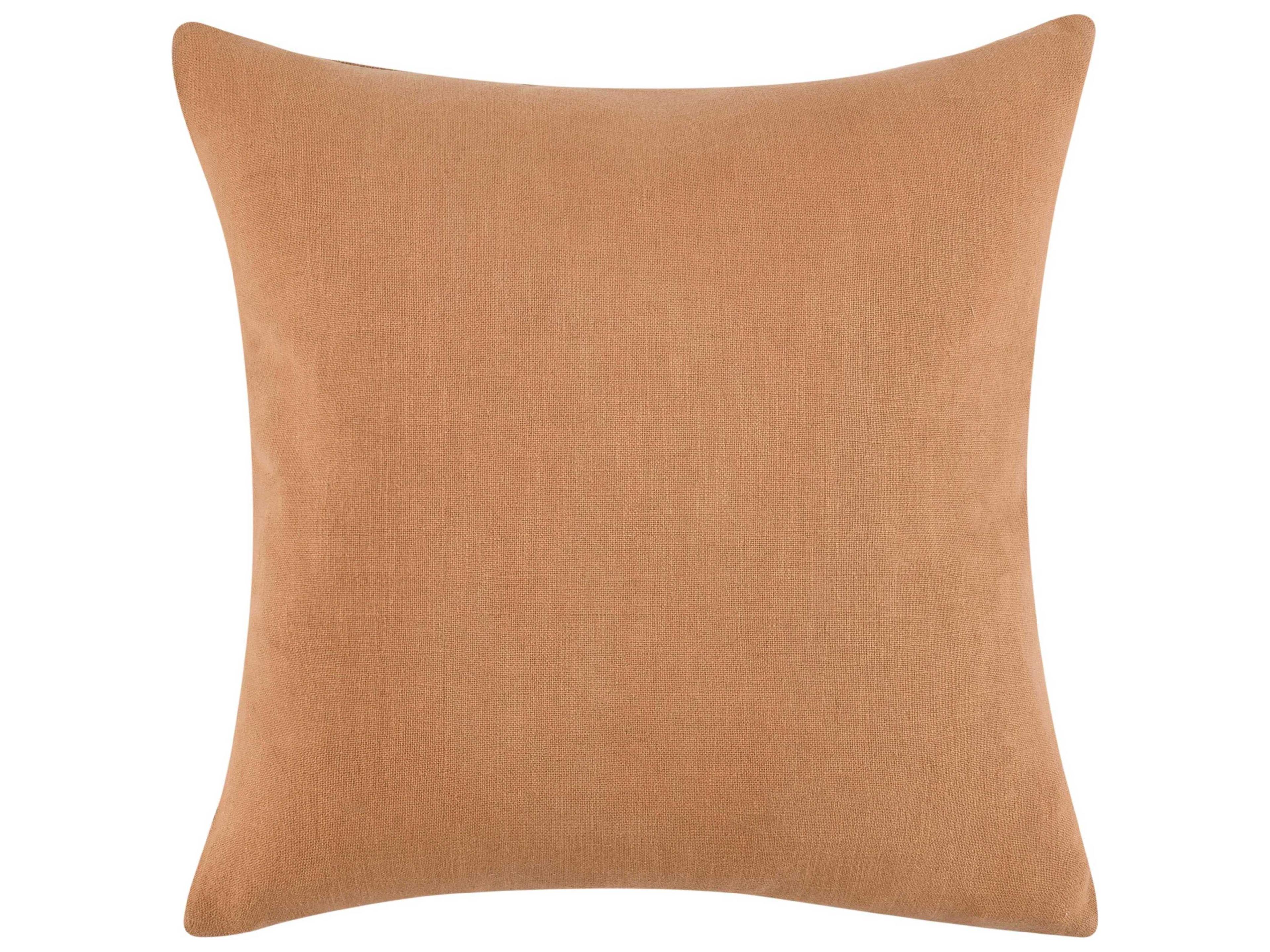 Villa by Classic Home Rowland Hazel Brown Throw Pillow